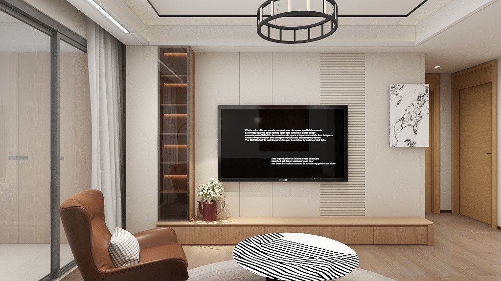 真真真@design-紫薇花园B户型41号楼1102-（书房方案二）-装修设计方案