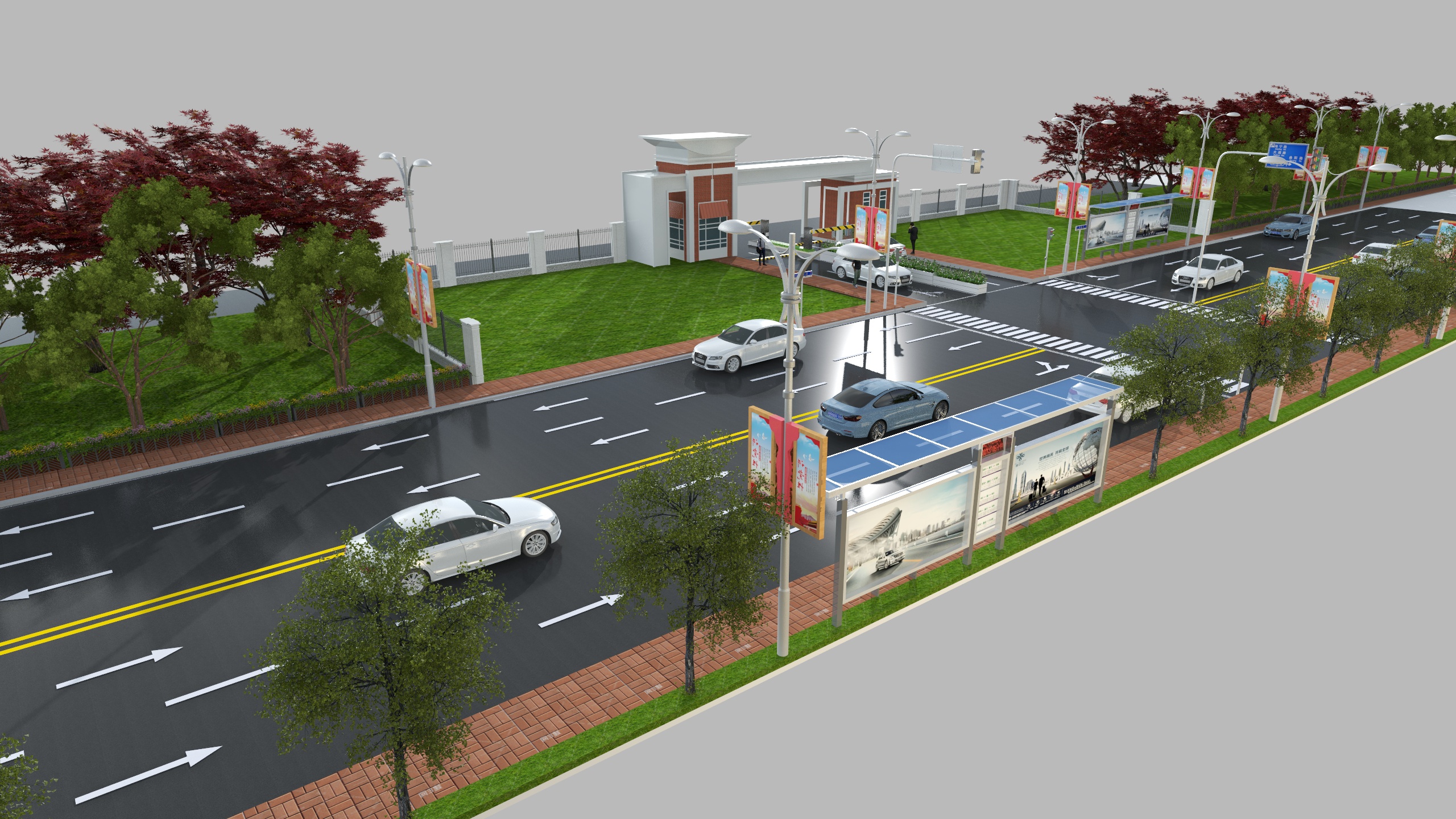 设计师-Y星辰-道路设计-装修设计方案