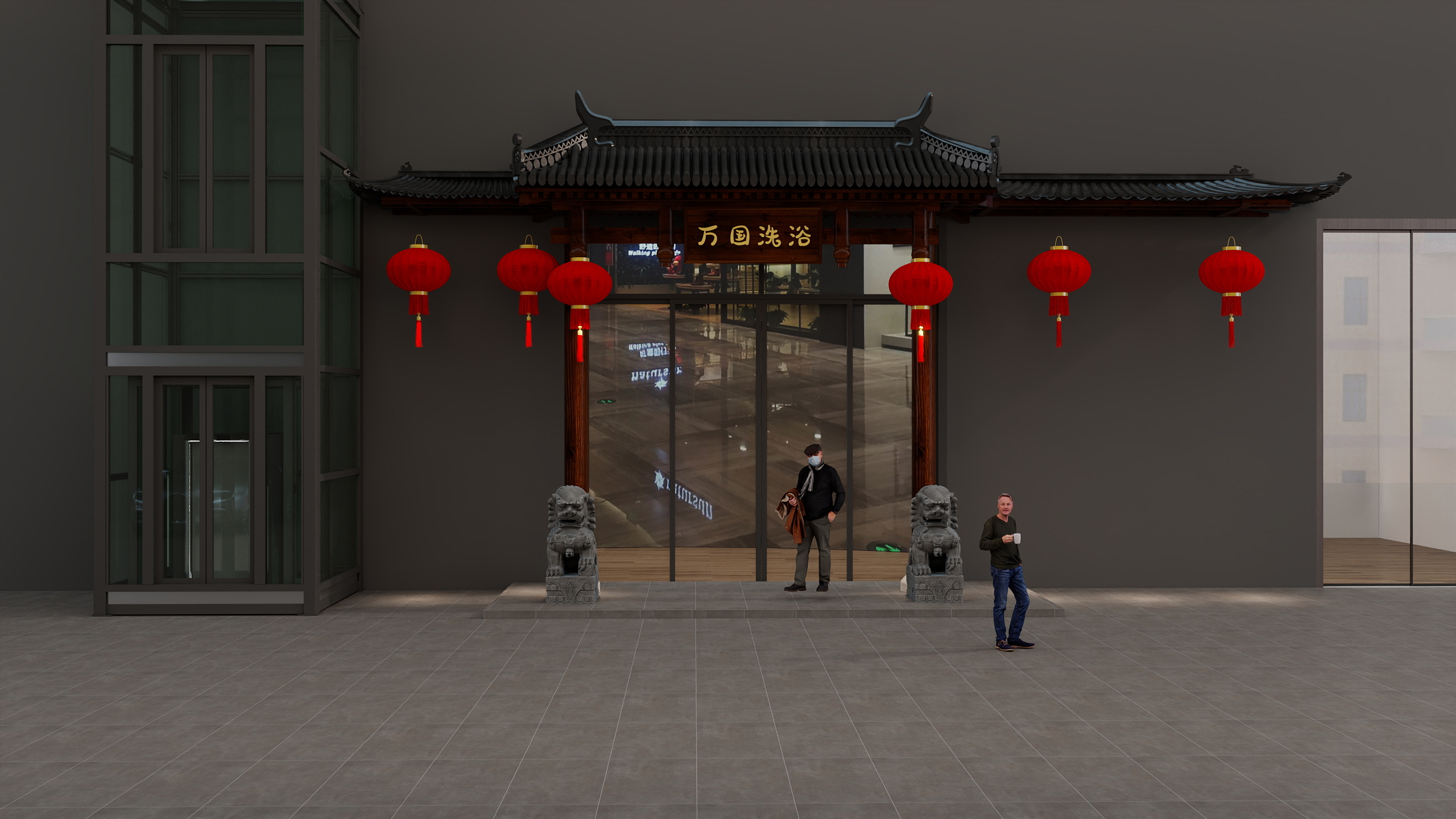 松枫-门头-装修设计方案