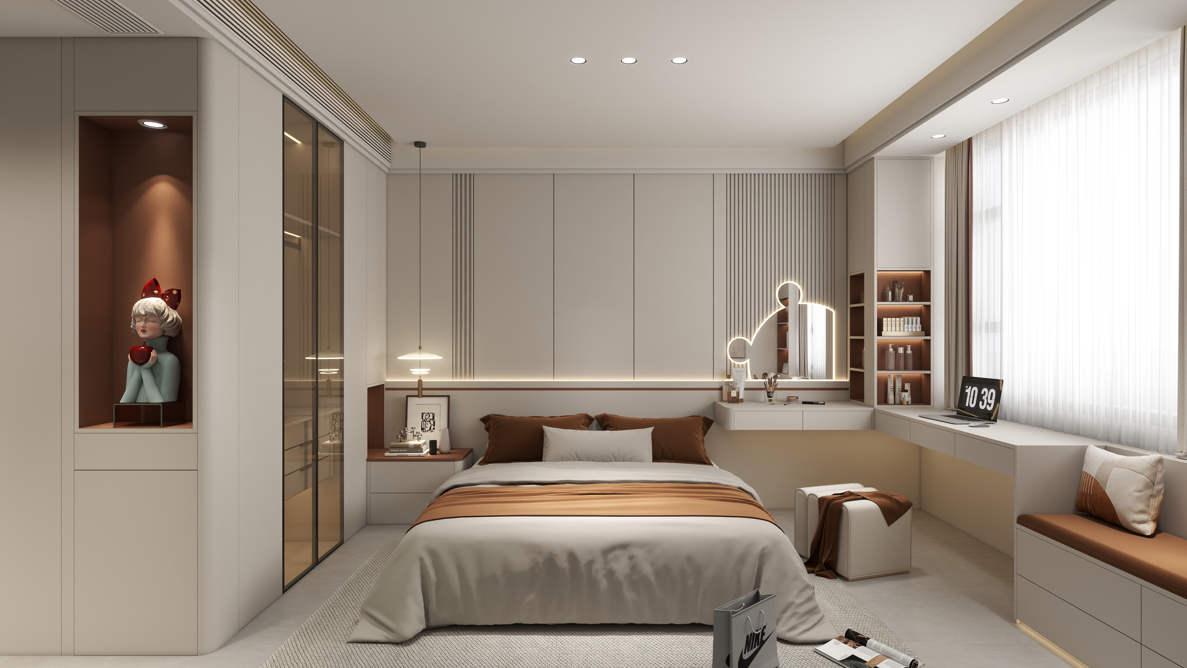 凌云設计-卧室27㎡1室-装修设计方案