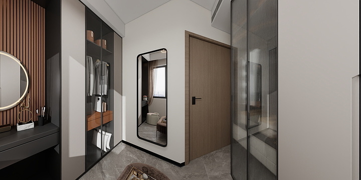 设计师朱红宇-江湾城意式极简-装修设计方案