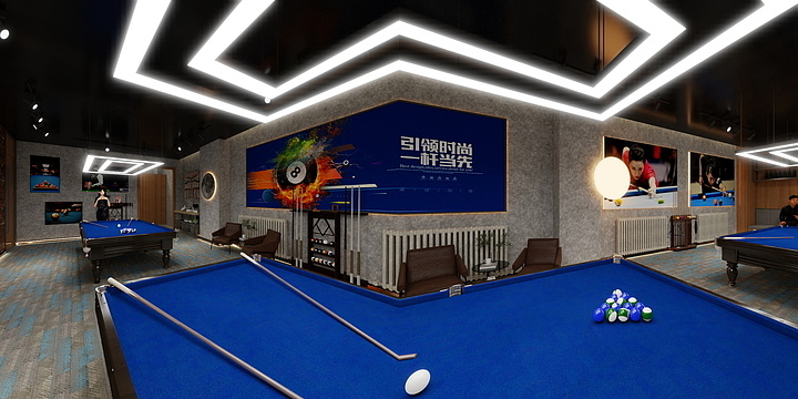 阿斌的不二设计-柳林路蒸汽波酒吧-装修设计方案