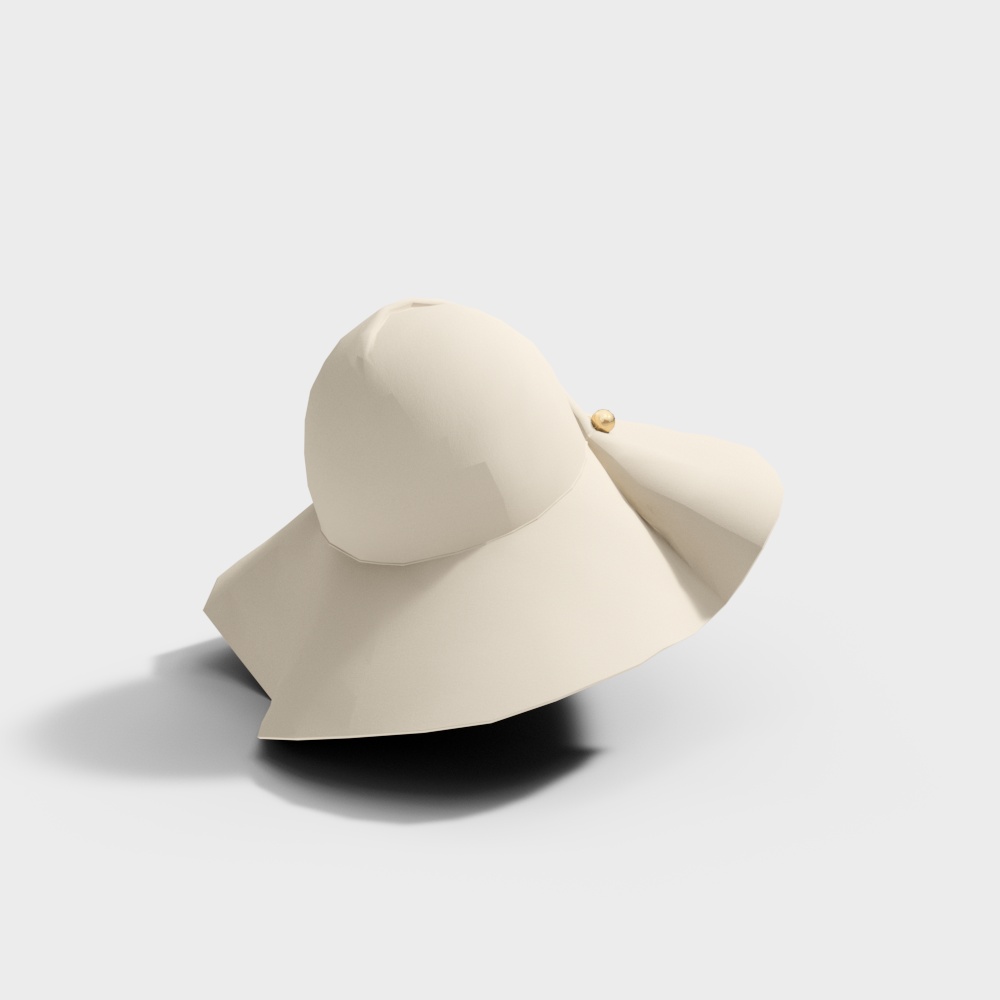 沙滩帽3D模型