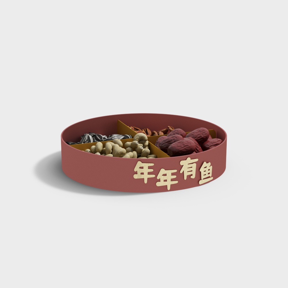 新年瓜子蜜饯摆件