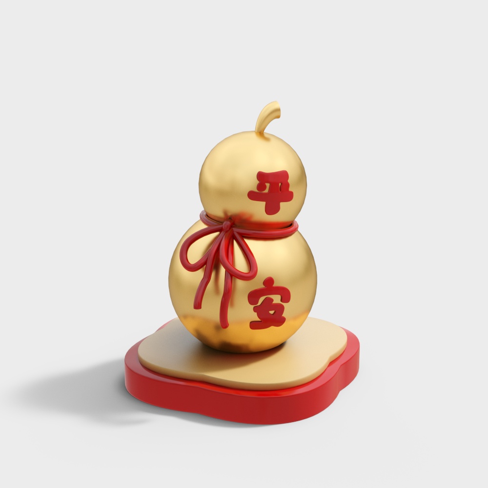 平安金葫芦新年摆件