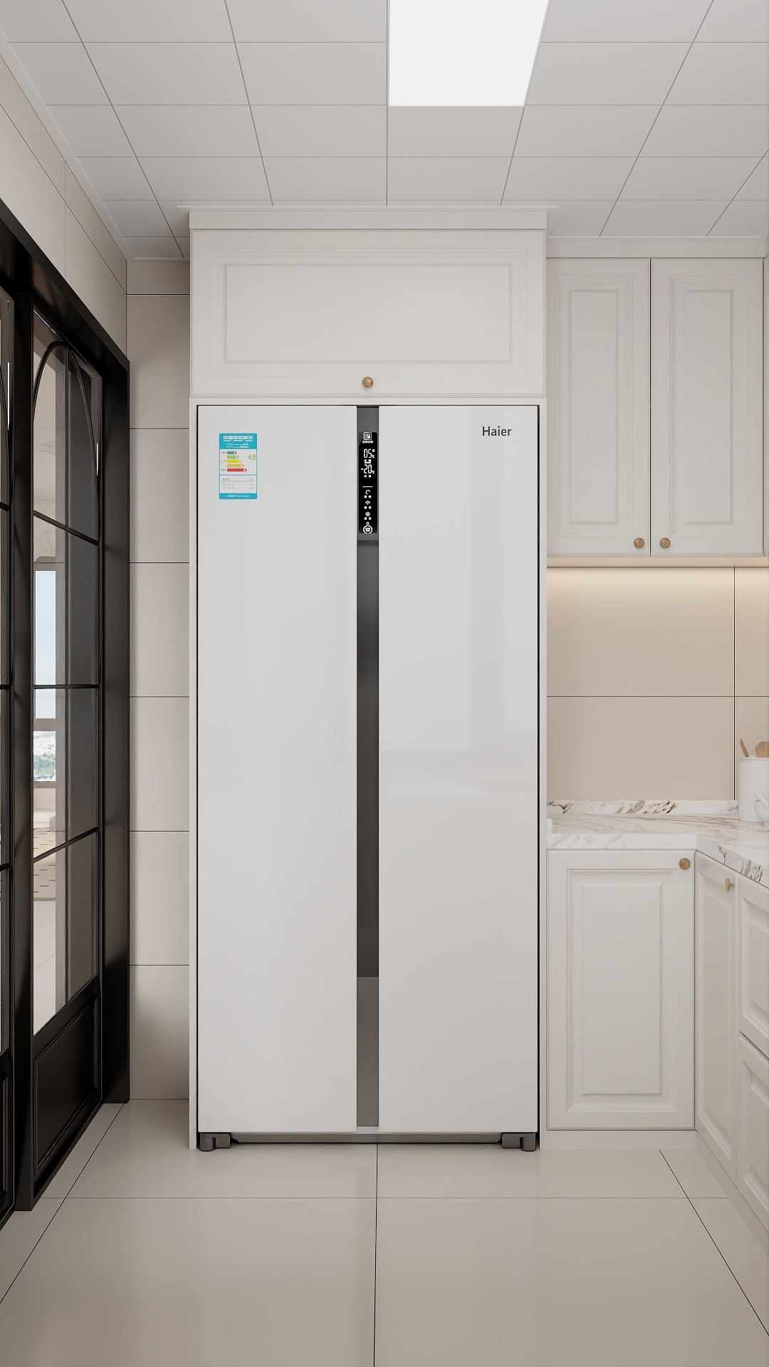 100元设计方案-113m²法式风格设计装修效果图