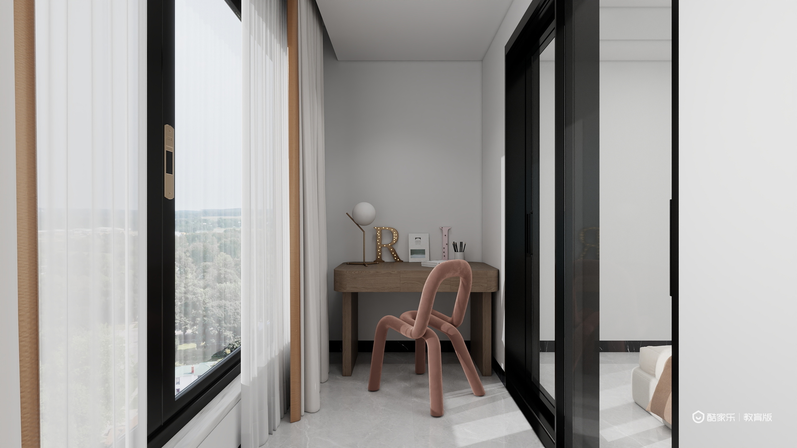 魏睿DfIs-110㎡3室一层阳台装修效果图第2张