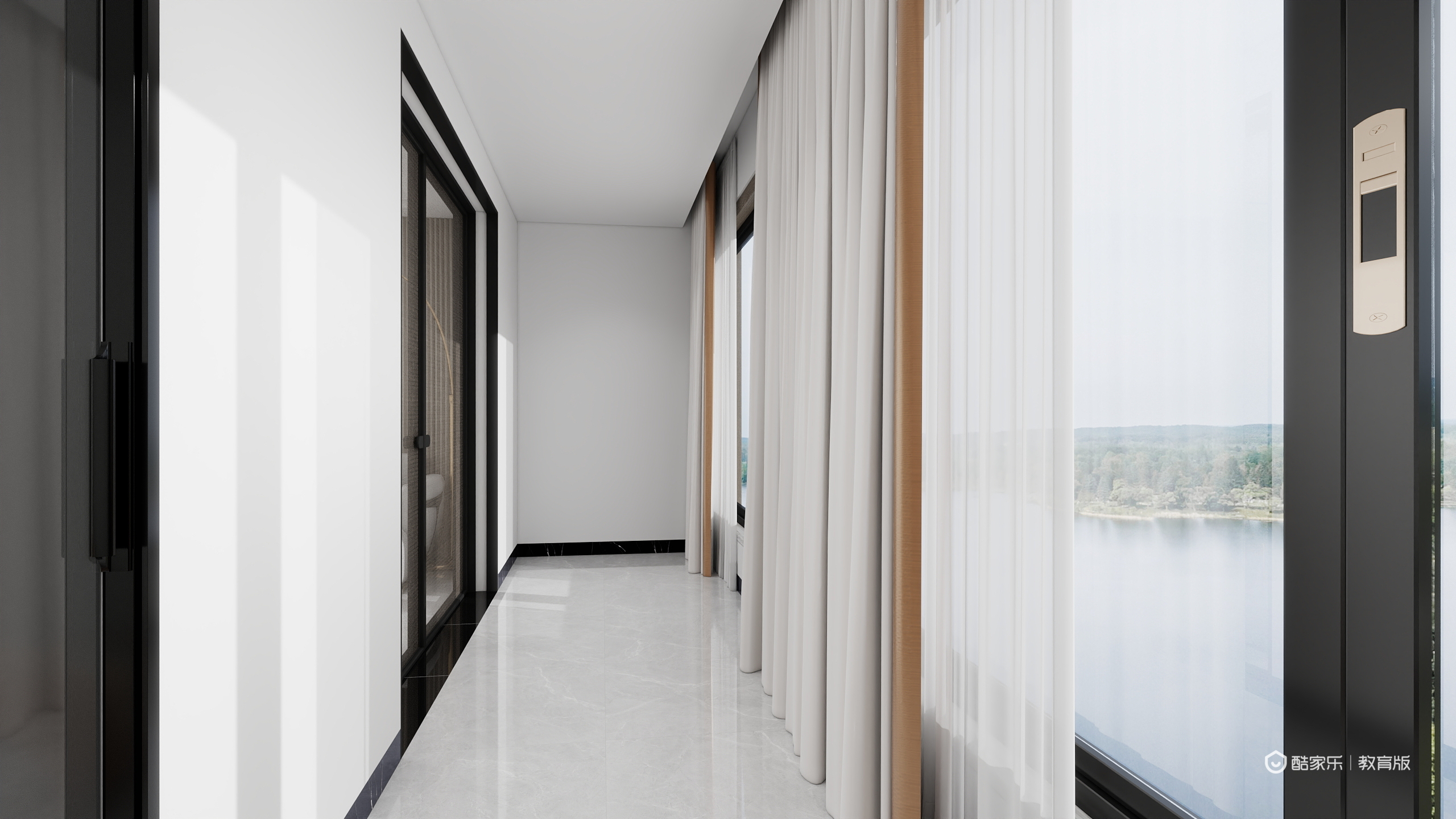 魏睿DfIs-110㎡3室一层阳台装修效果图第3张