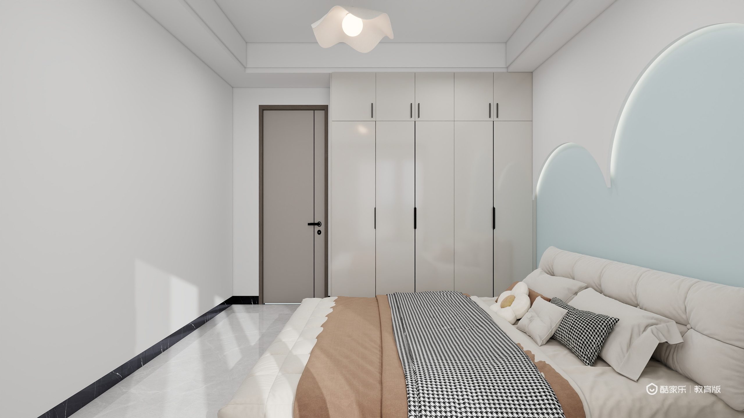 魏睿DfIs-110㎡3室一层儿童房装修效果图第3张