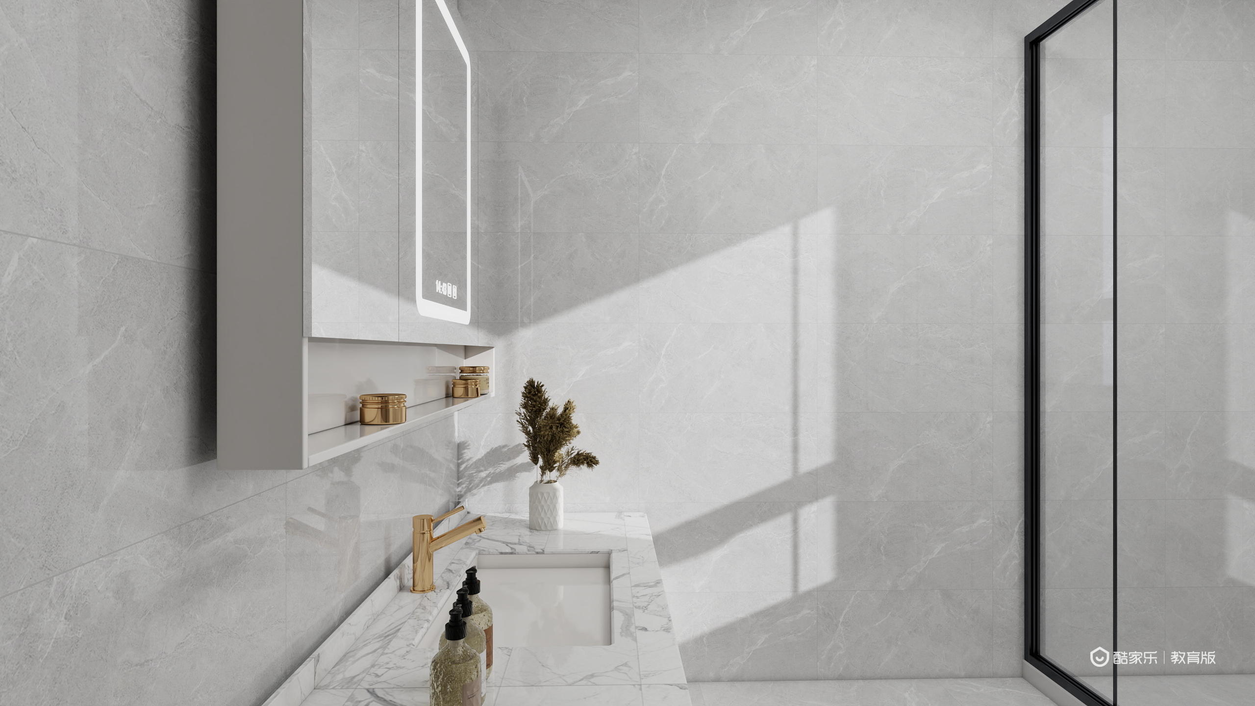 魏睿DfIs-110㎡3室一层卫生间装修效果图第3张