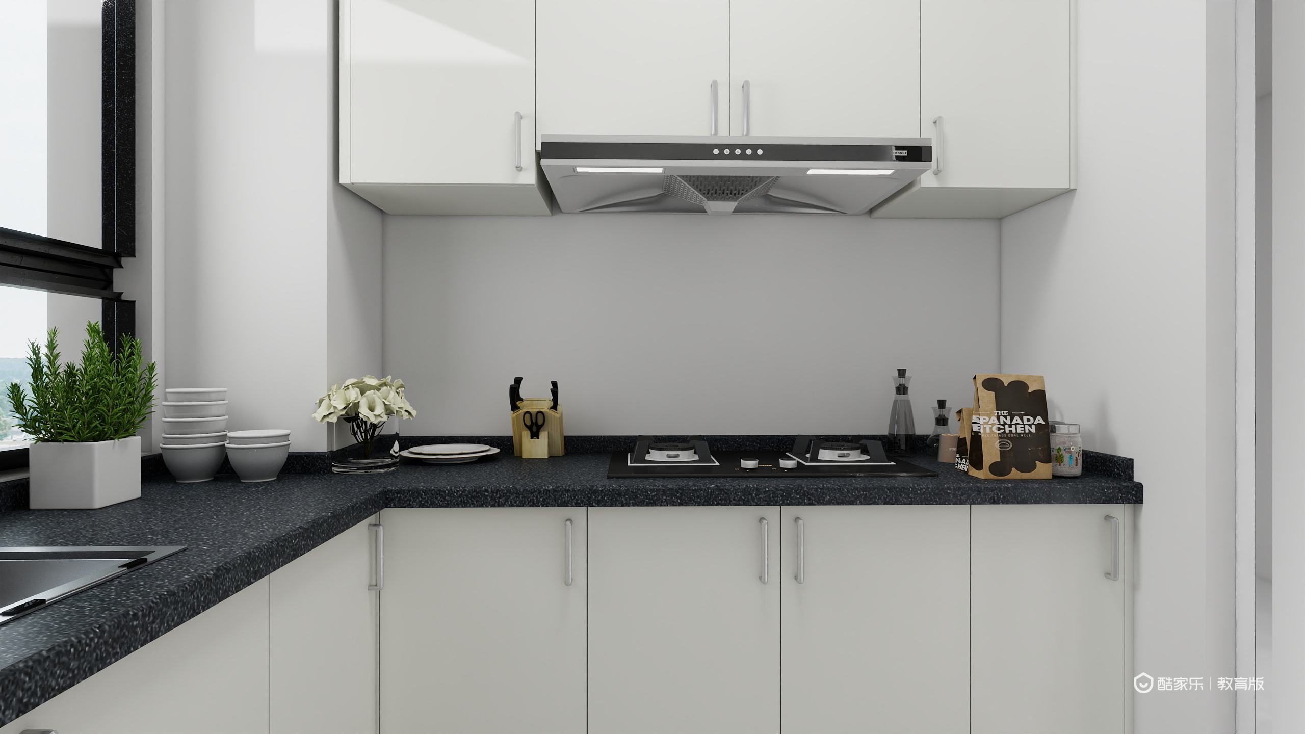 魏睿DfIs-110㎡3室一层厨房装修效果图第3张