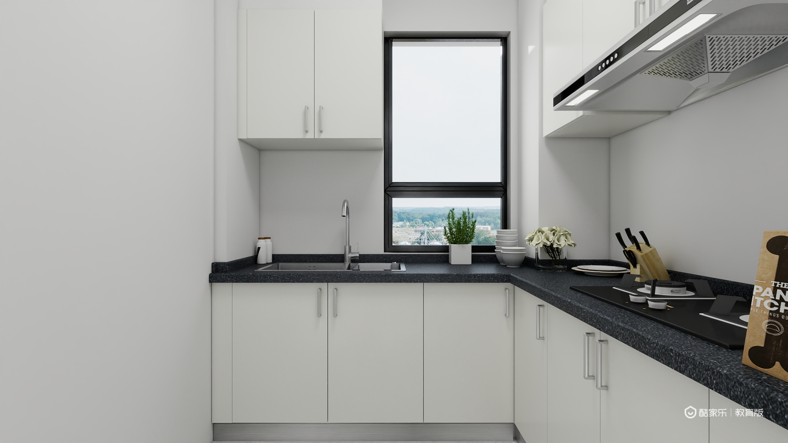 魏睿DfIs-110㎡3室一层厨房装修效果图第2张