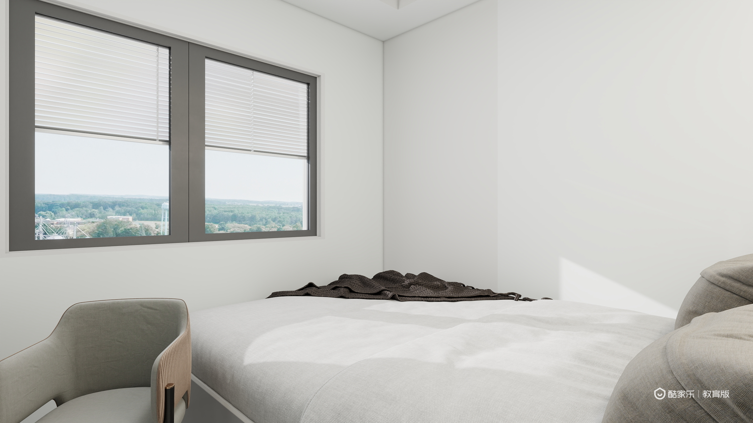 向红春qy-现代风一层老人房装修效果图第2张