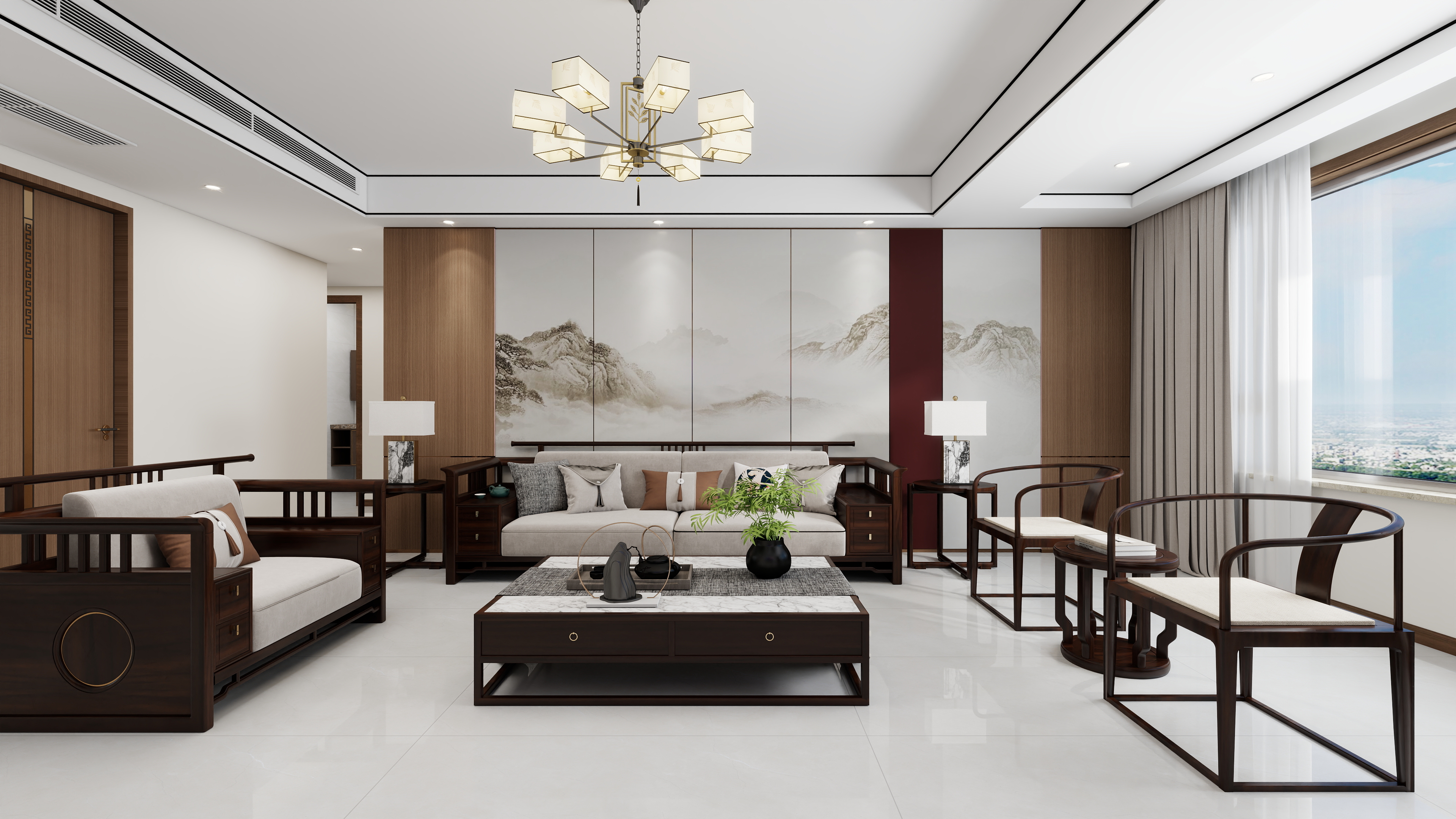 车春鹏-吱音设计-鹊水蓝庭-装修设计方案