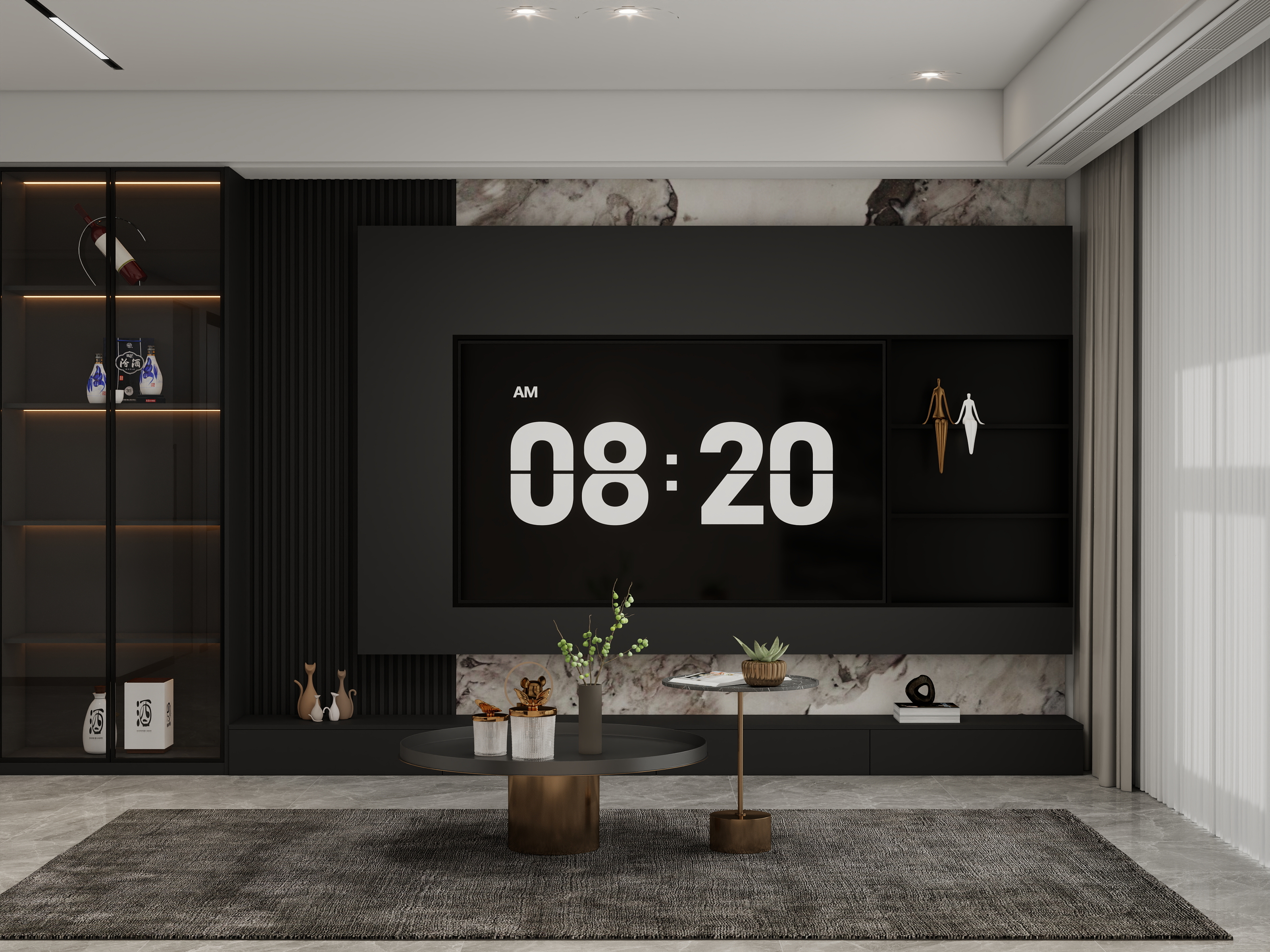 ~陈伟霆-现代简约110㎡3室-装修设计方案