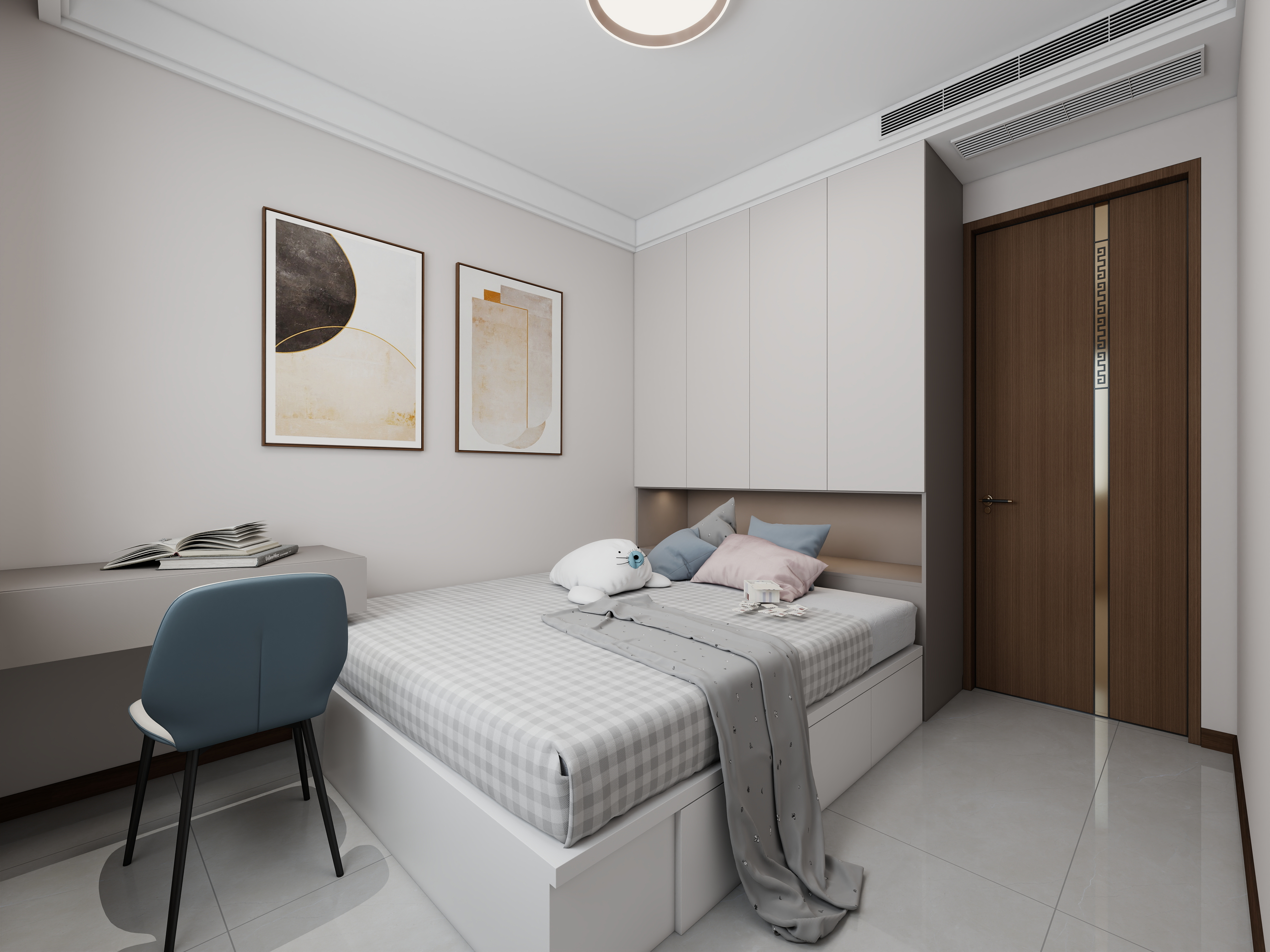 车春鹏-吱音设计-鹊水蓝庭装修效果图