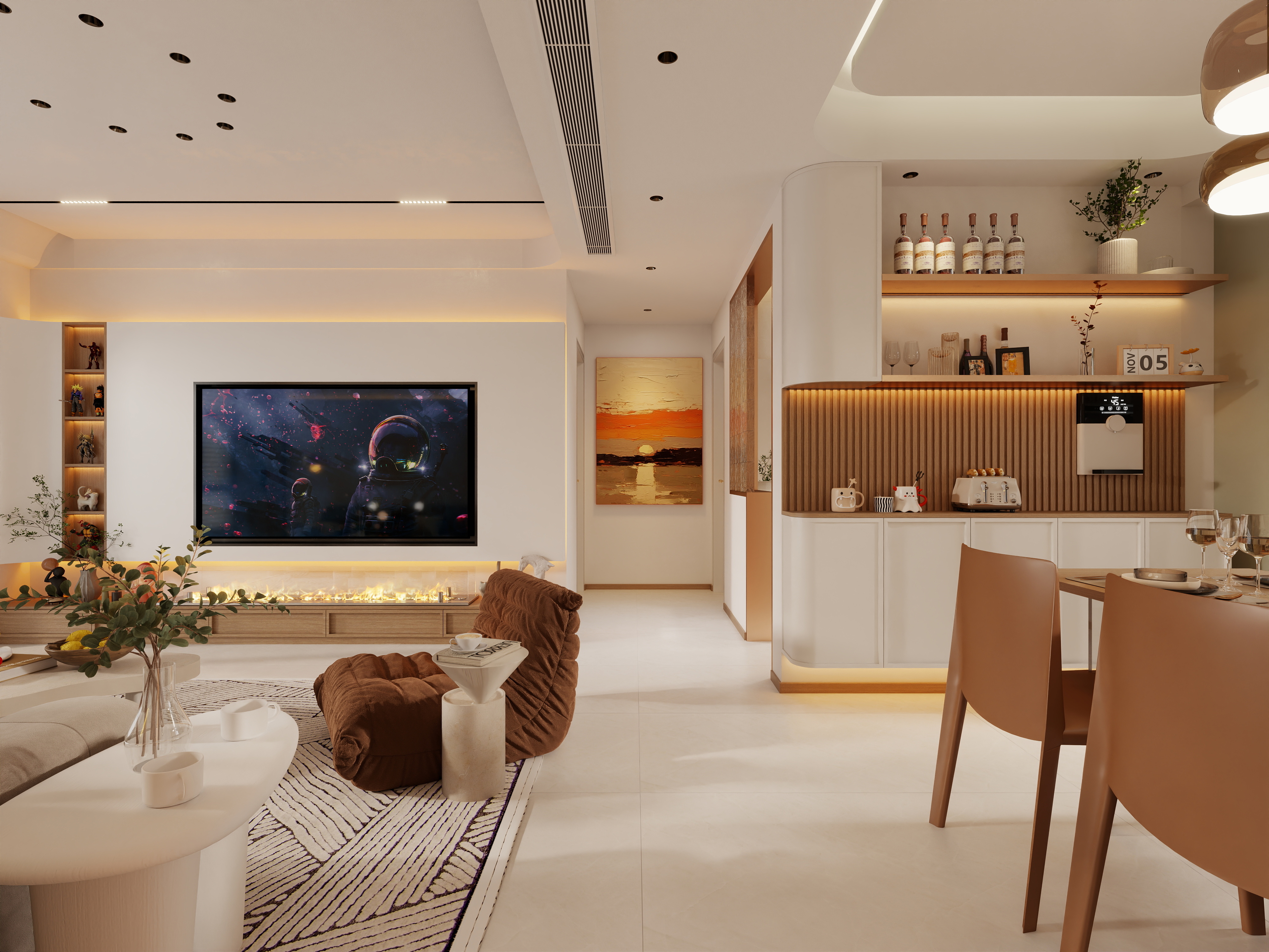 ----空间设计-天玺三室-装修设计方案