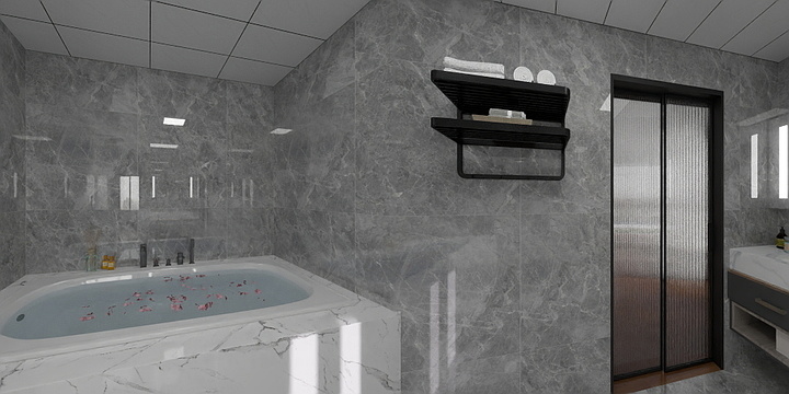 DS-Juno-酒店套房风（自建）-40平米-装修设计方案