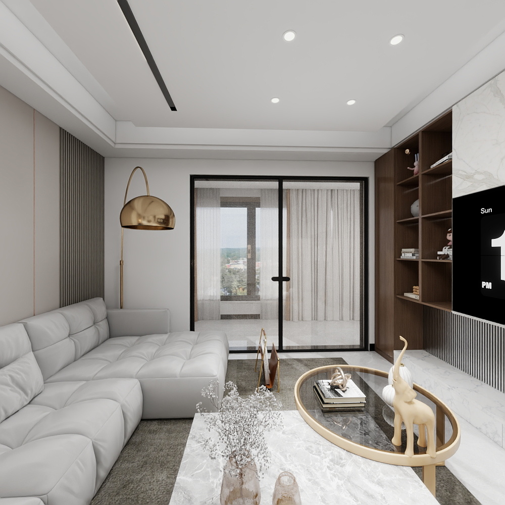 魏睿DfIs-110㎡3室一层客餐厅装修效果图第5张