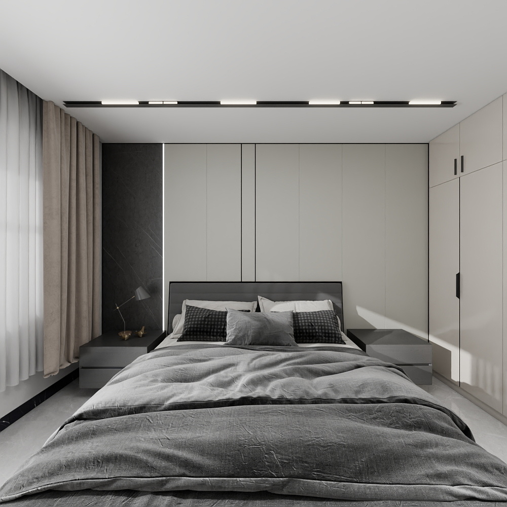 魏睿DfIs-110㎡3室一层主卧装修效果图第4张