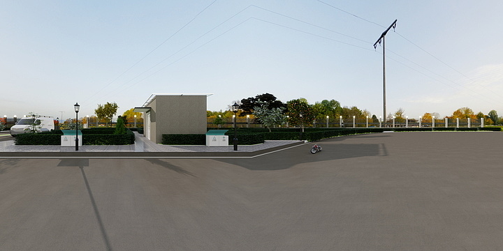 奔奔装饰设计-长子县妇幼保健院大院规划图-装修设计方案