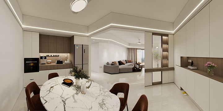 高端全屋定制整装设计-金穗华庭A1-1903-装修设计方案