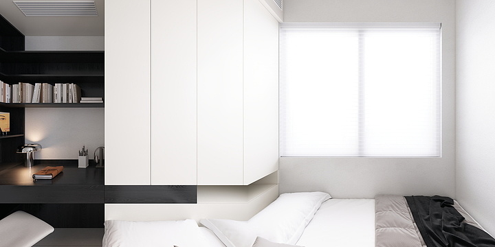 天邻国际设计工程-黑白极简酷家乐成套案例-副本-装修设计方案