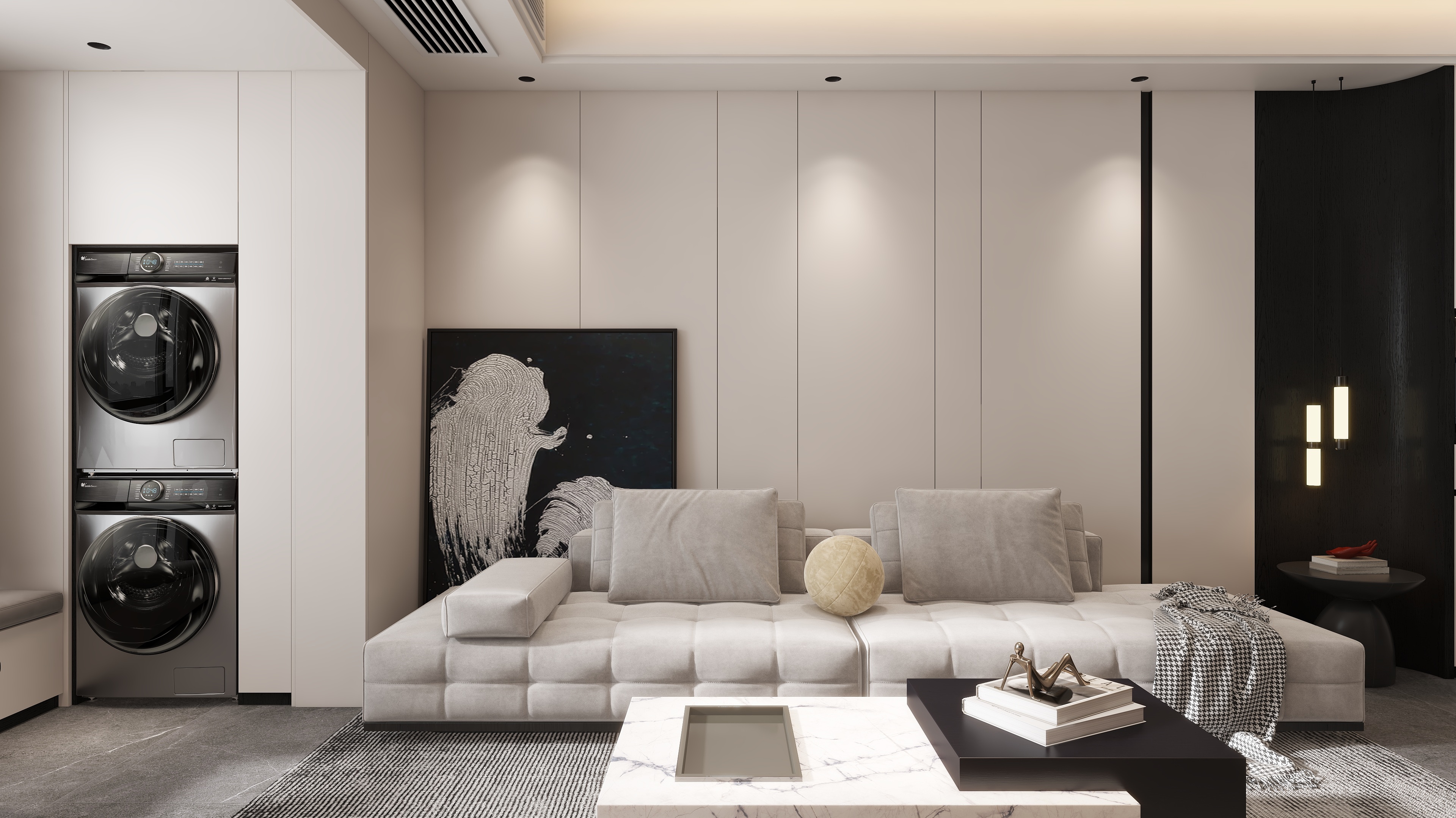 YZXDesign-万达·越祥湾109m²现代风格装修效果图