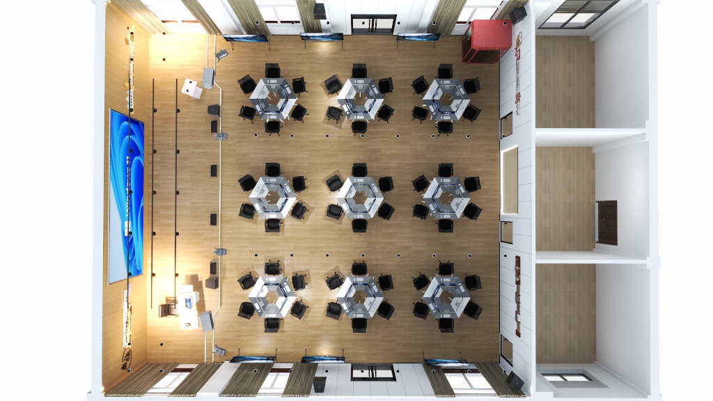 正能量缔造杨朔-部队报告厅-装修设计方案