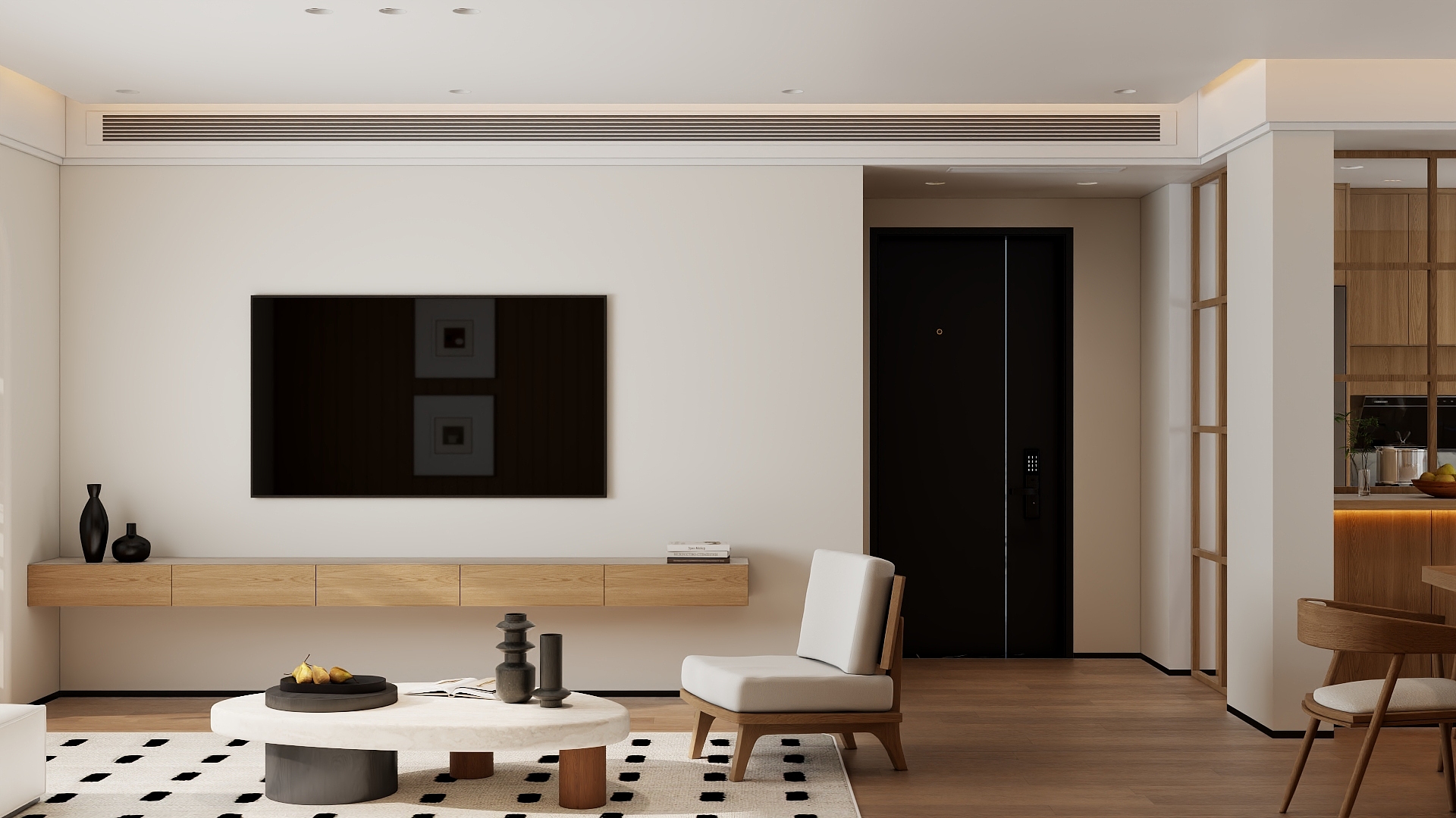 壹维空间设计-122m²现代简约风格设计-装修设计方案