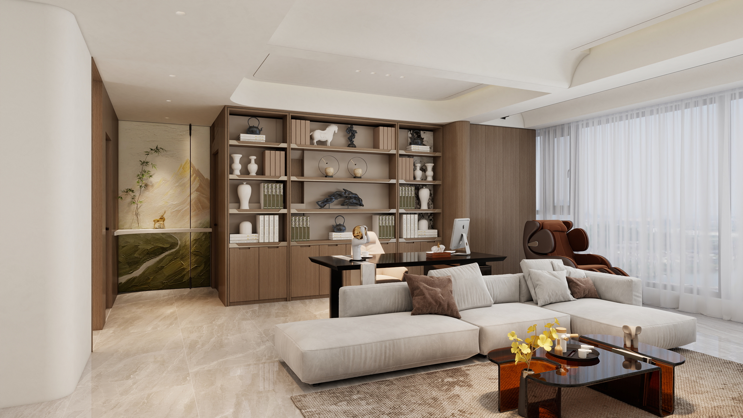 文w艺-混搭139㎡3室-装修设计方案