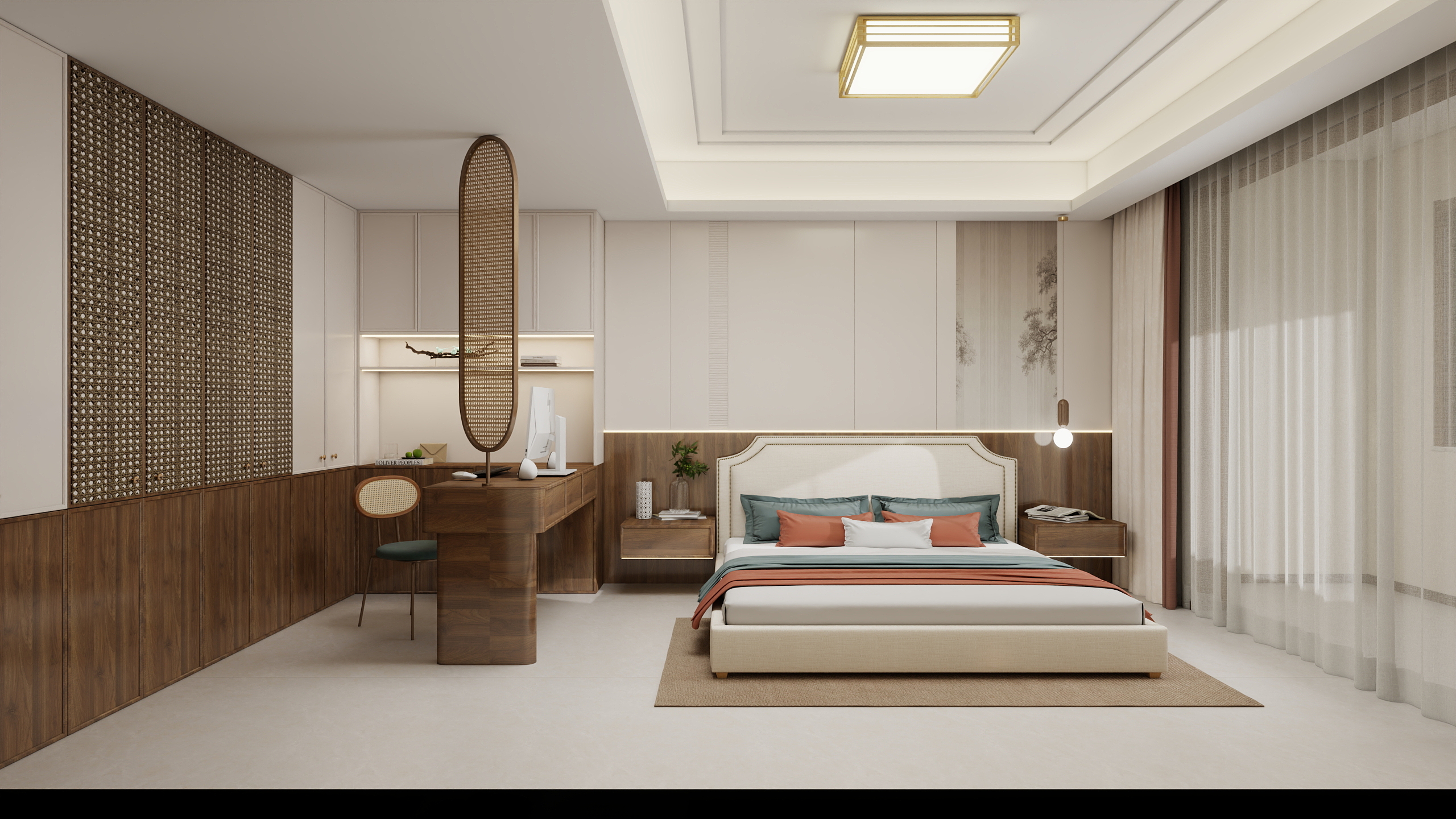 阿傑哥设计-121㎡2室装修效果图