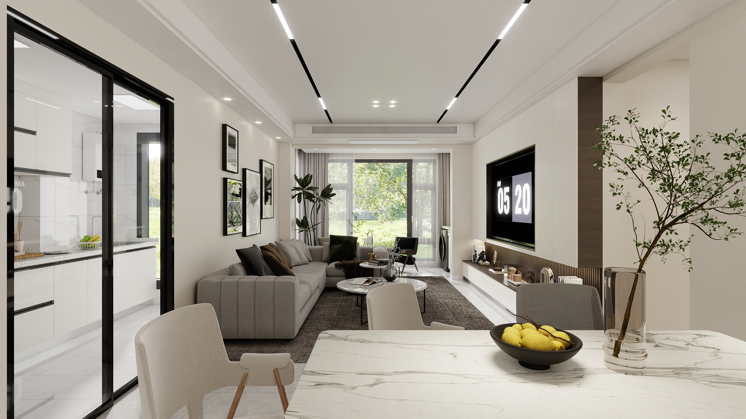 宜森设计工作室-110㎡3室-装修设计方案