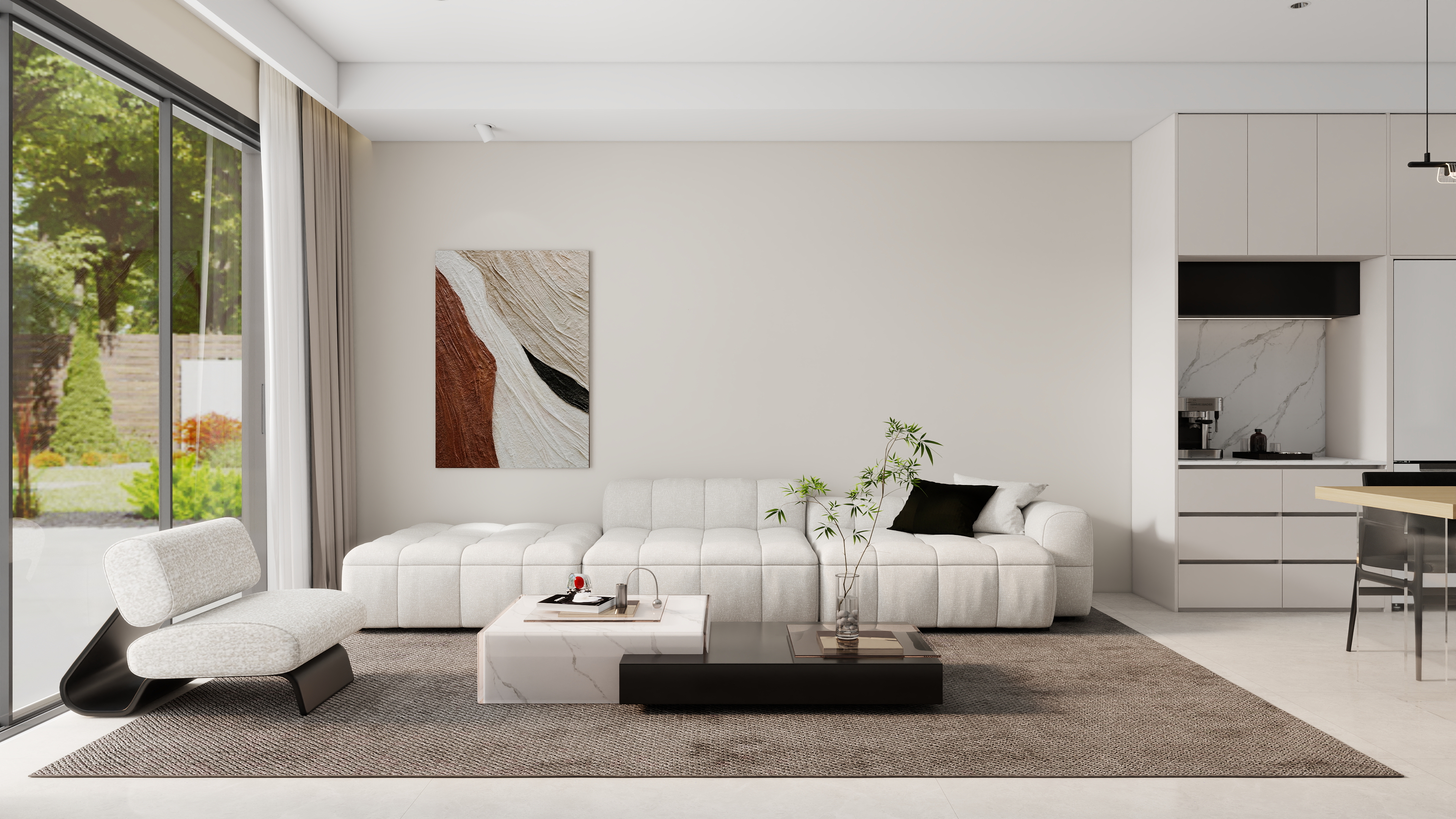 自定义木作空间-景盛豪庭三期现代简约-装修设计方案