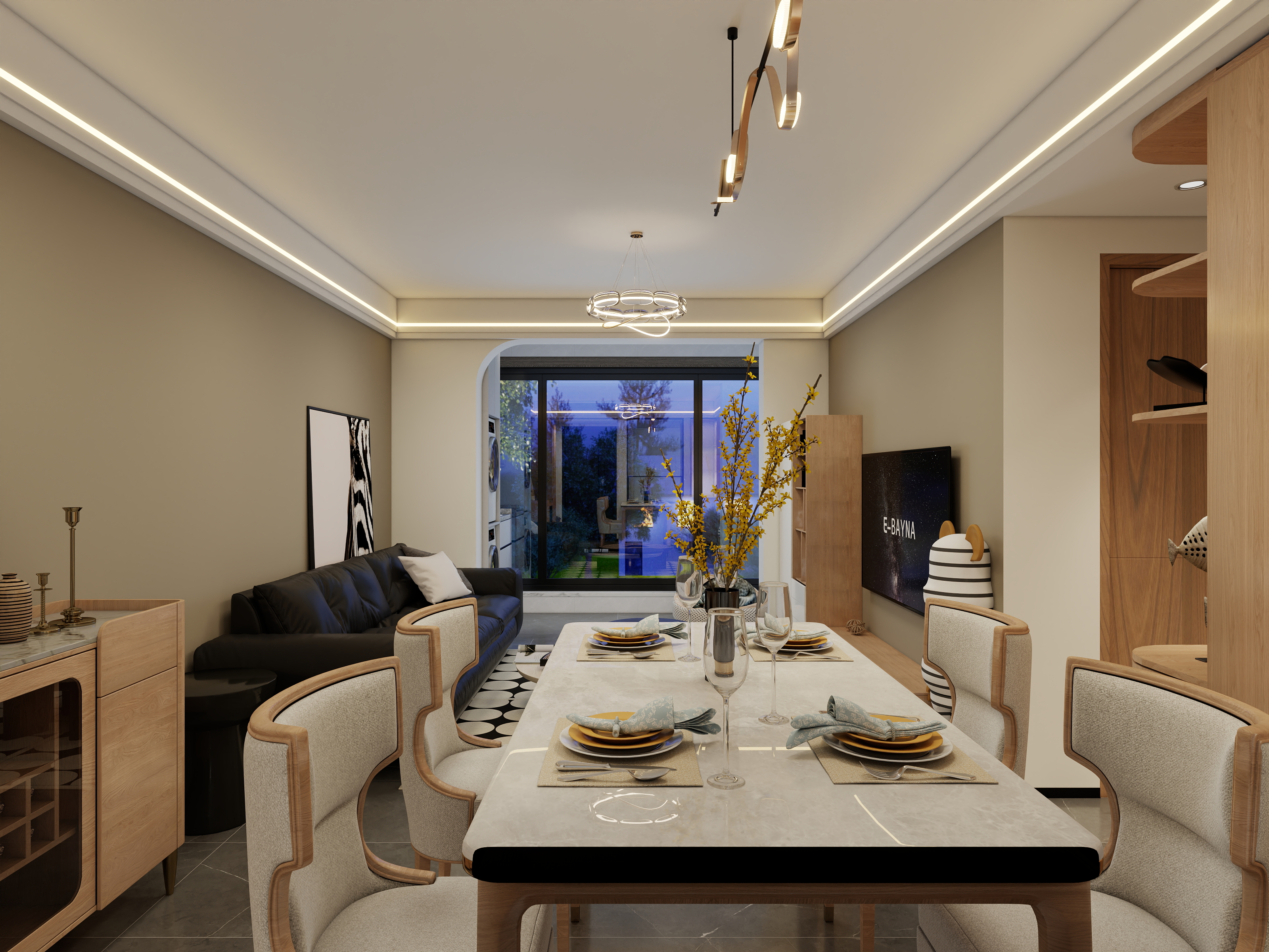 陈水荣-天和南苑76㎡3室-装修设计方案