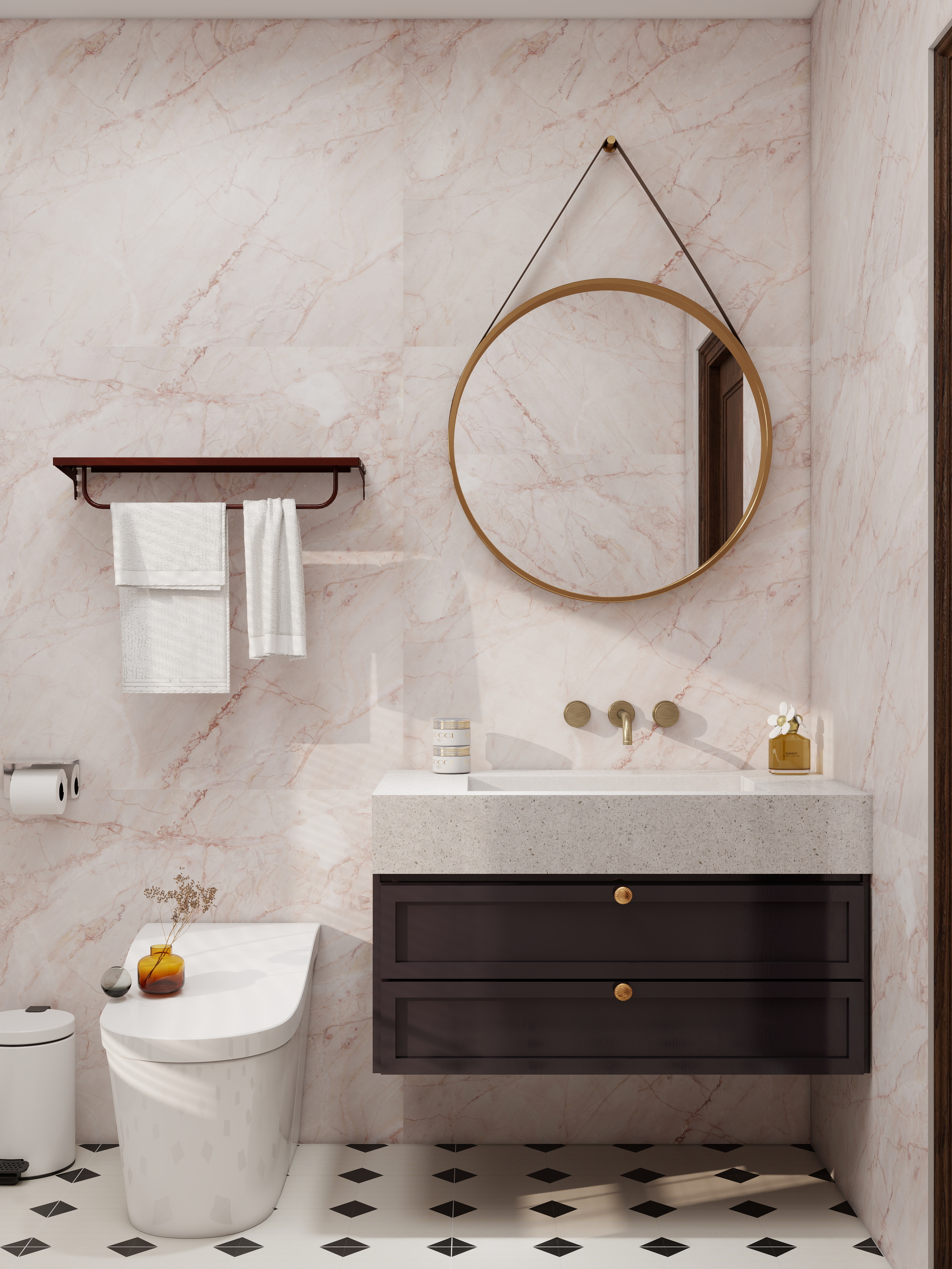 大金空调官方-120㎡摩卡慕斯美式风，好设计万变不离其“棕”装修效果图