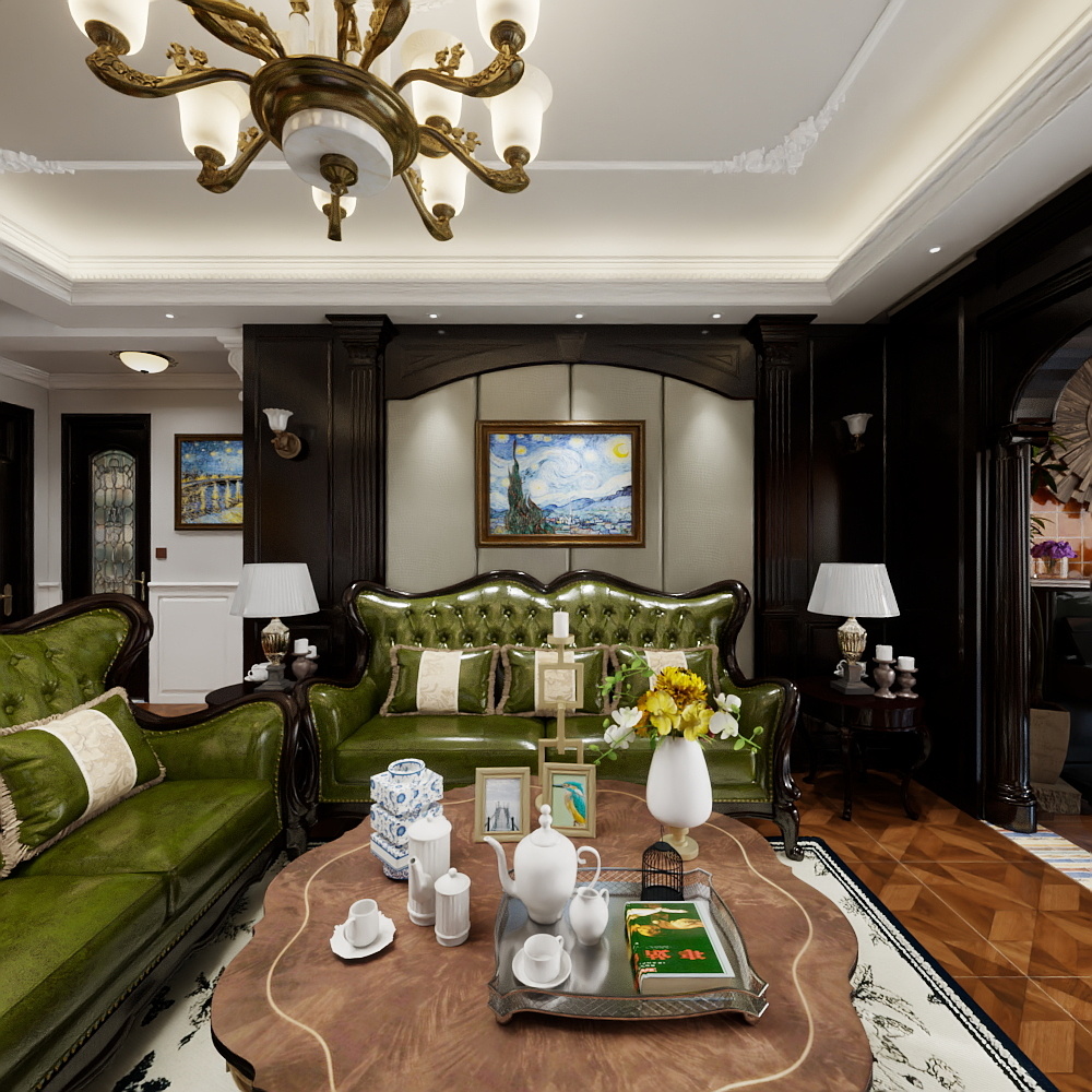 张皓宇-美式复试159装修效果图