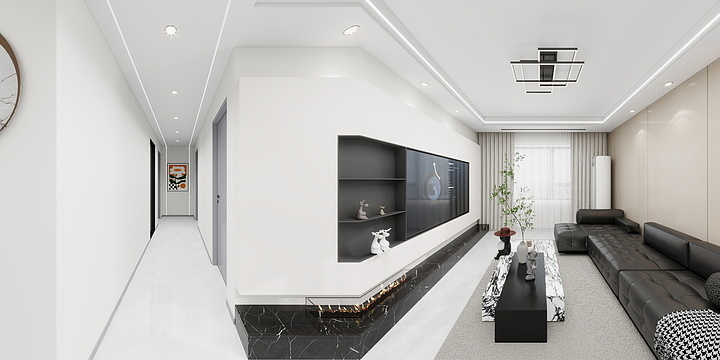 A浪谷博Sir-金悦家园89平-装修设计方案