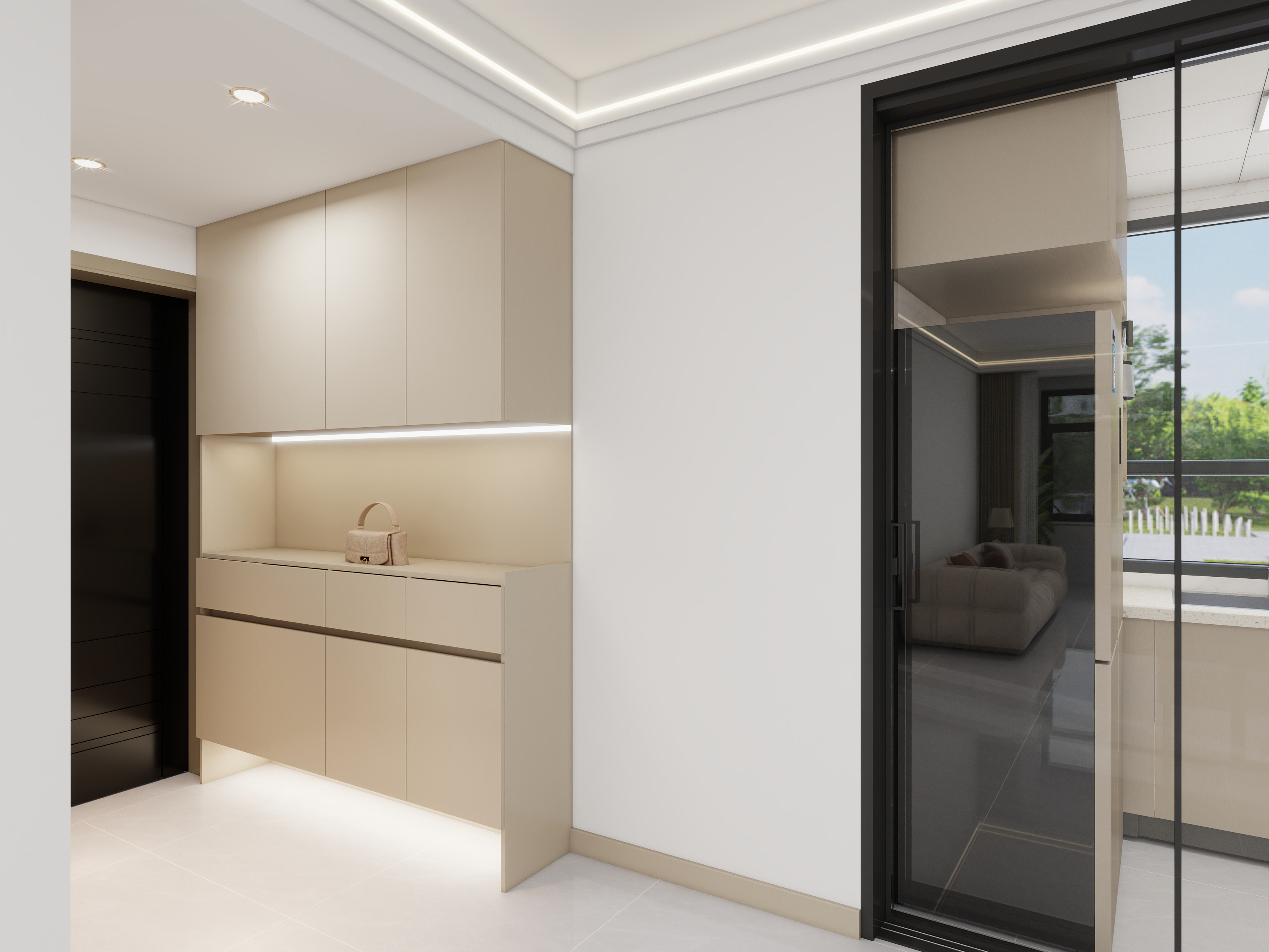 雅庭居全屋定制-滨湖花园现代简约装修效果图