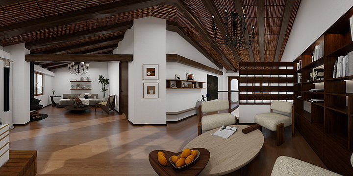 古子画-中古阁楼-装修设计方案