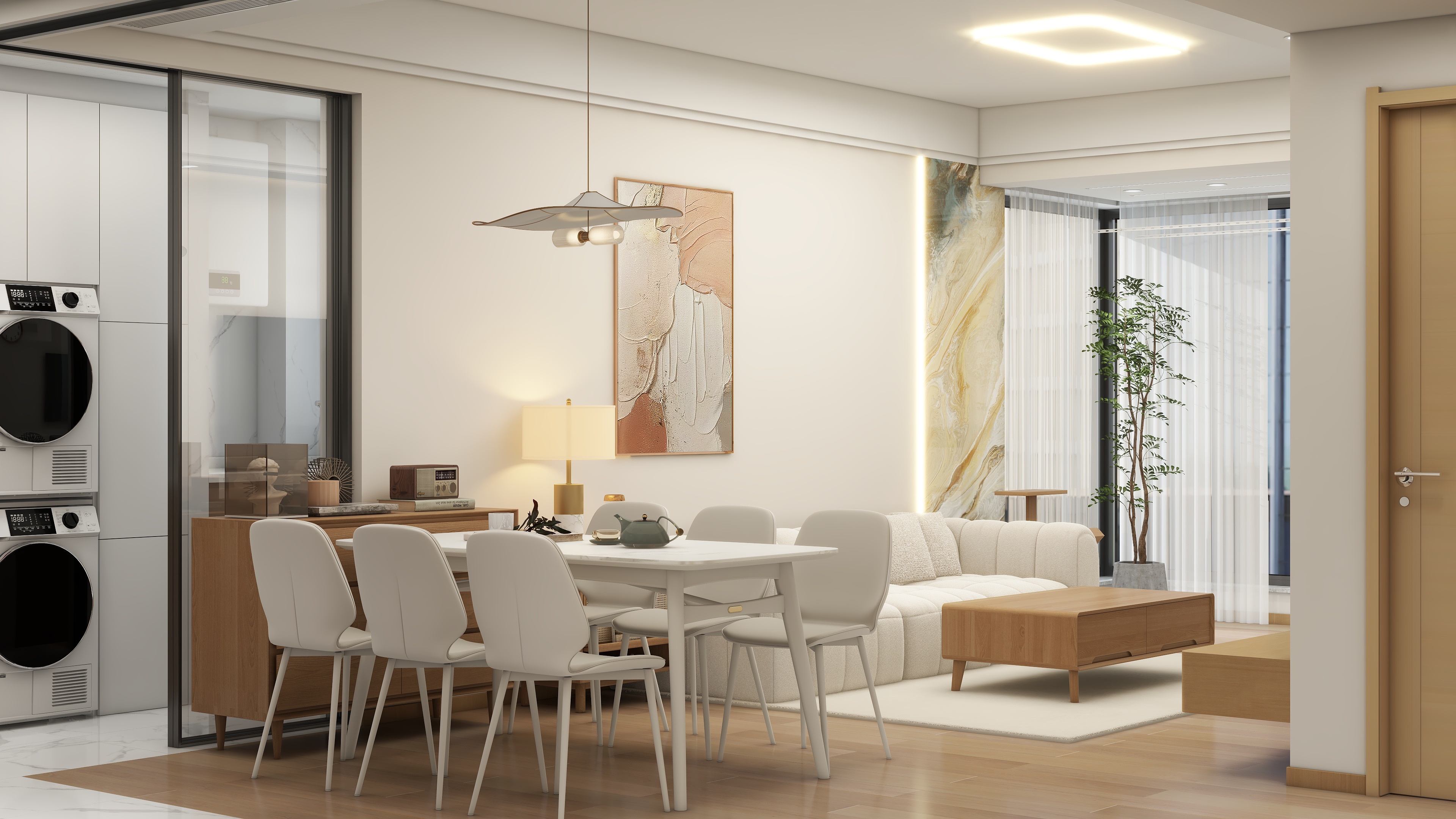 陈建伟-【原木奶油风】融景城臻苑-装修设计方案