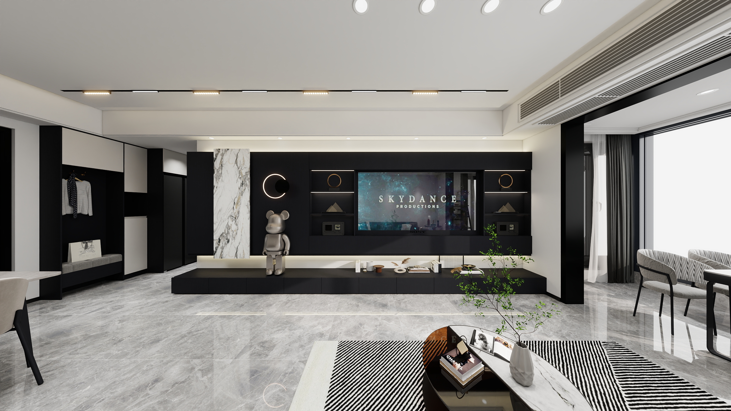 全案装修设计-阿华-唐商花园10-2401电视背景方案2-副本-装修设计方案