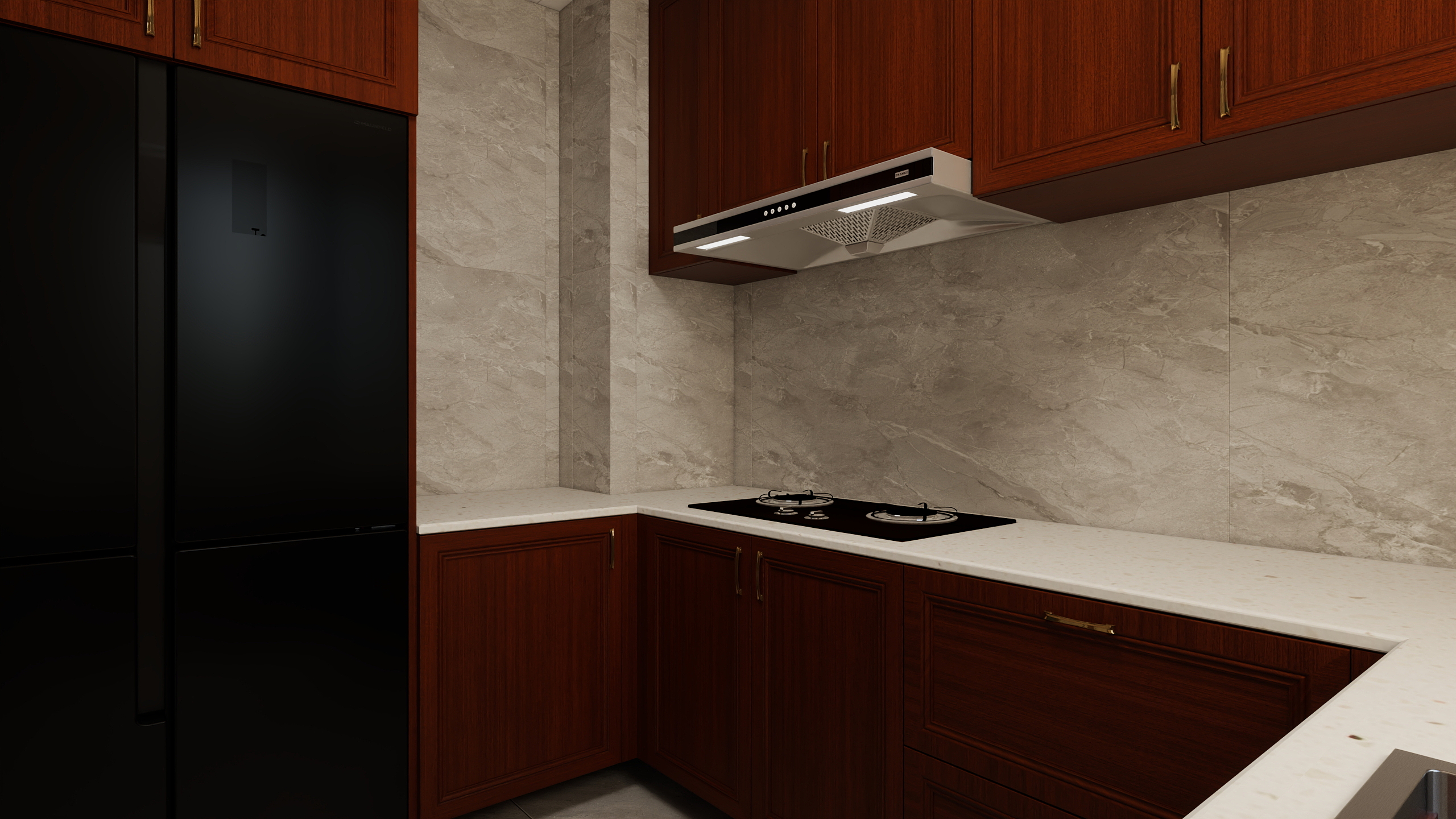 郭涛-功臣御苑小区122㎡3室装修效果图