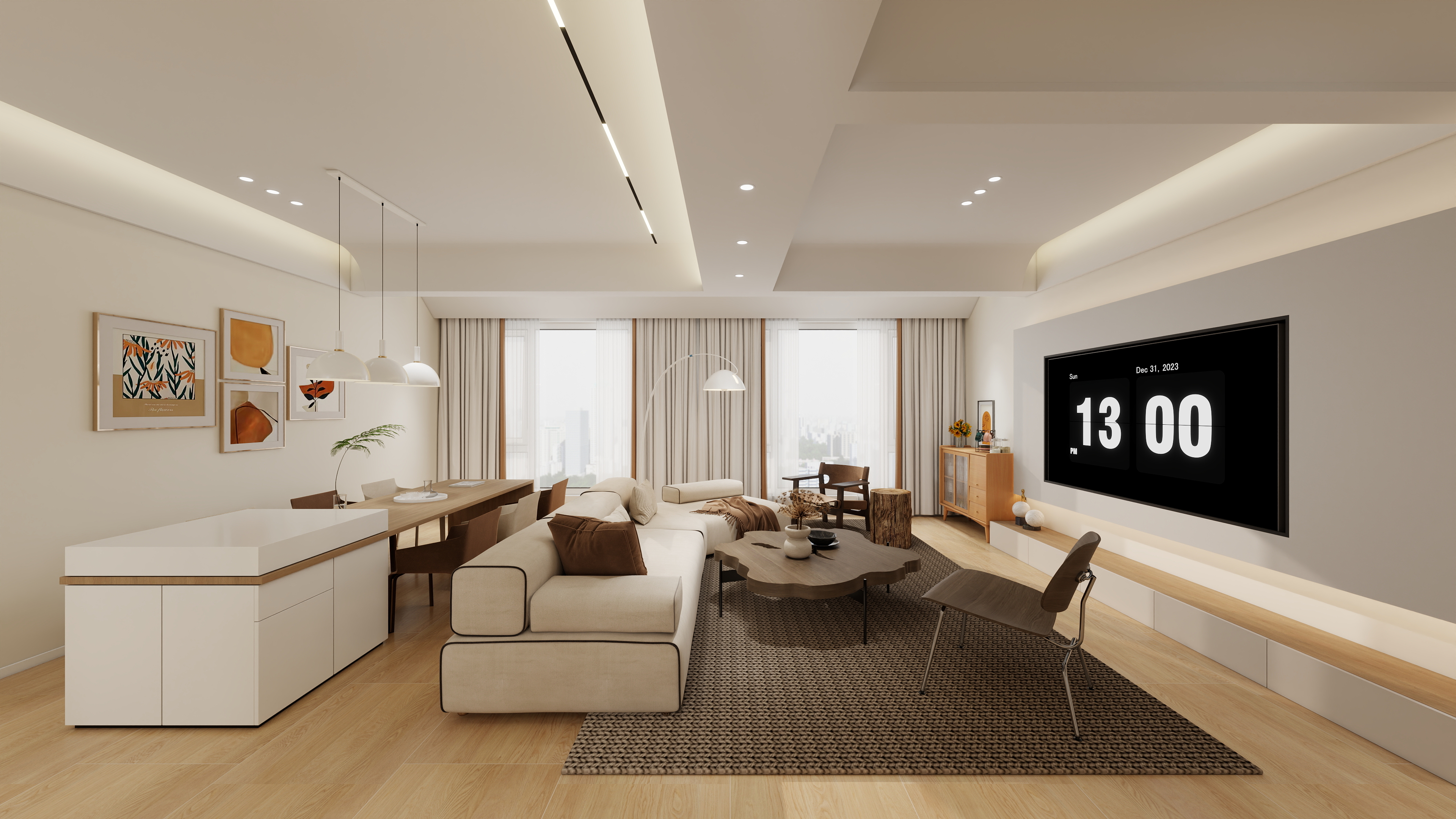 郴州丽莎-盛世华庭 - 原木风格-装修设计方案