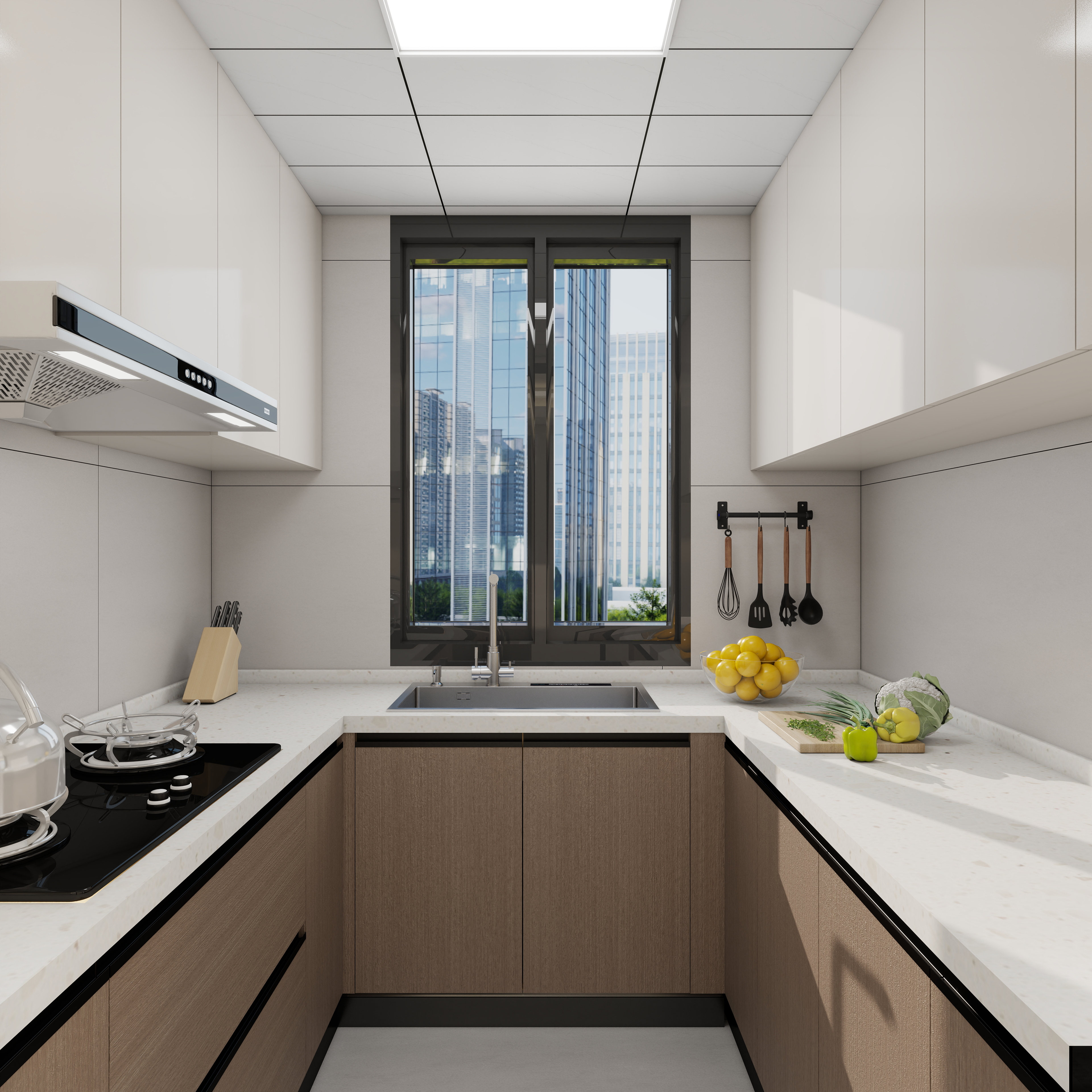 全案设计-Rose-远洋红星太原天润装修效果图