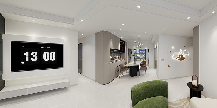 居美家装饰设计@-百基世纪城肖府雅居-装修设计方案