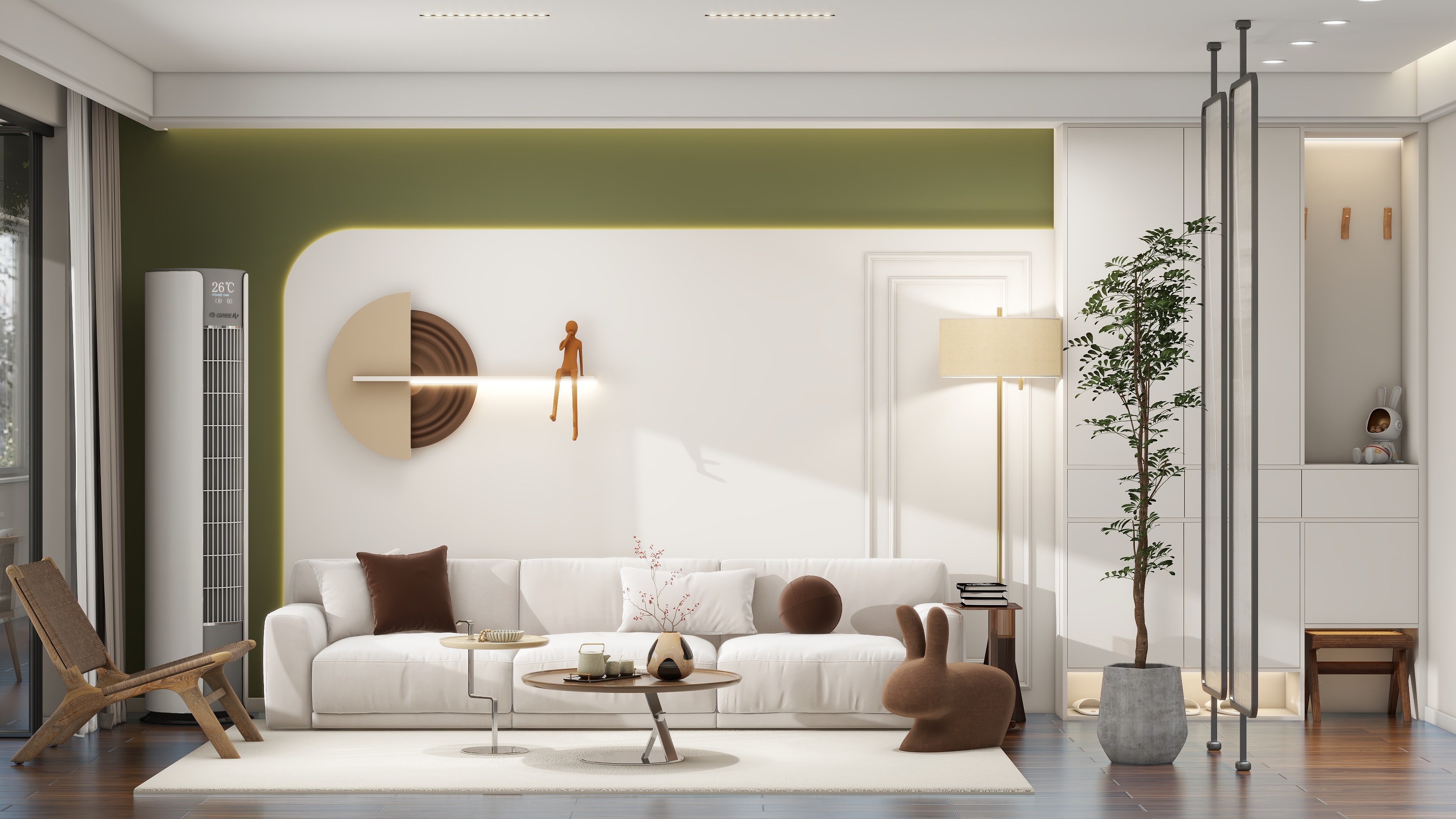 陈建伟-【奶油风】上海旧房改造-装修设计方案