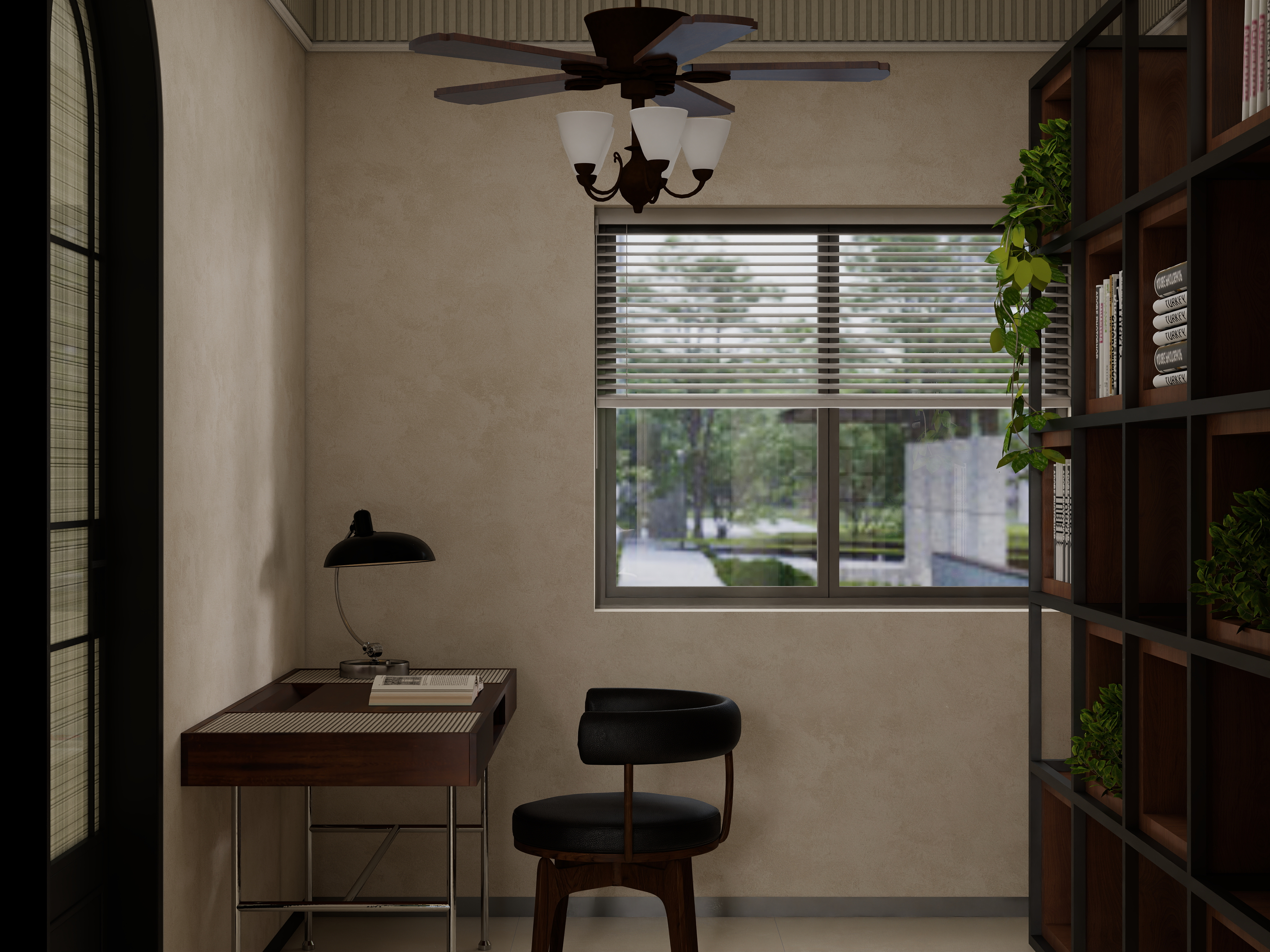 唐山设计师岳镇岭-德贤公馆140平米-中古风装修效果图