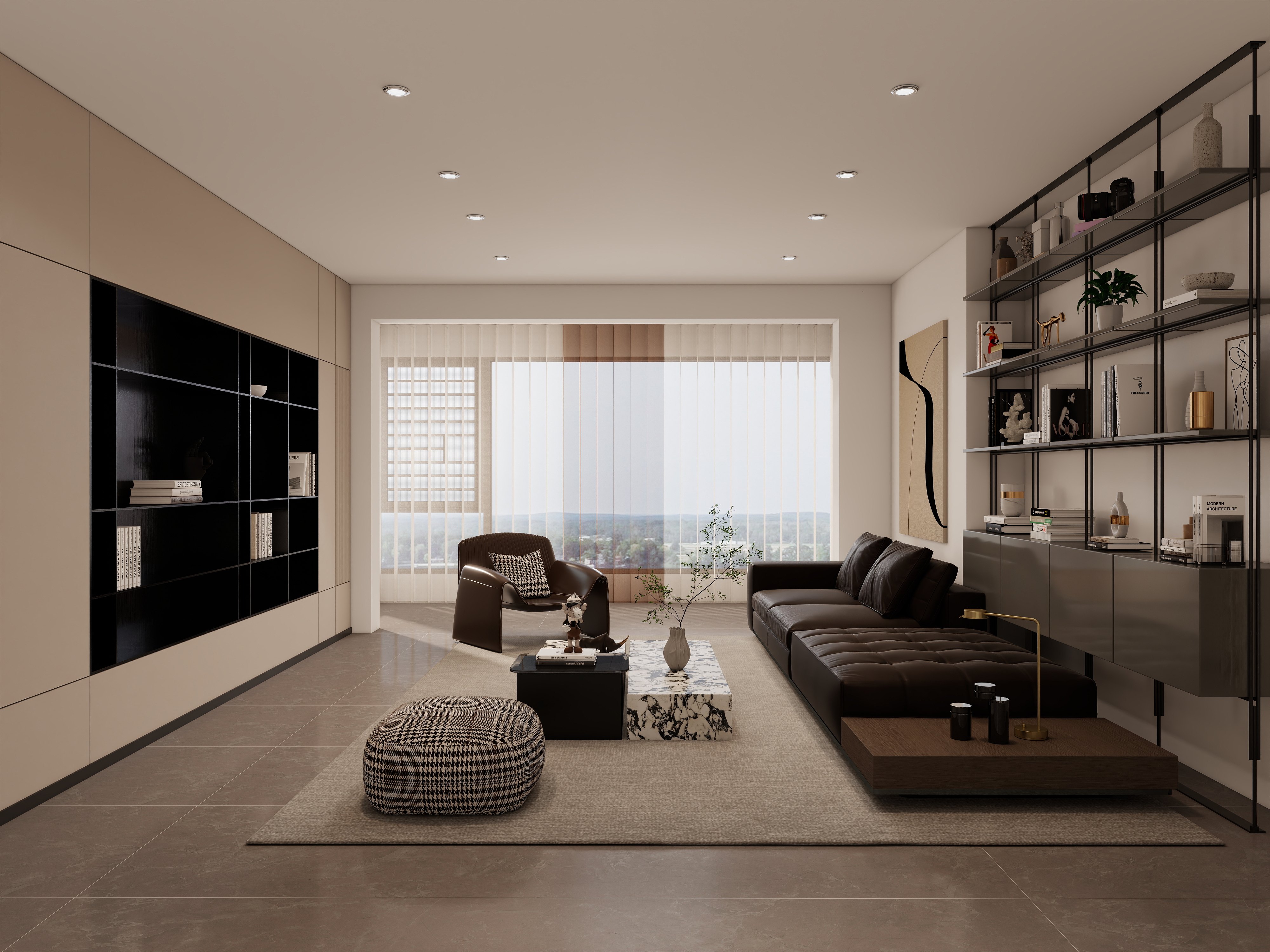 飞洒-现代极简-装修设计方案