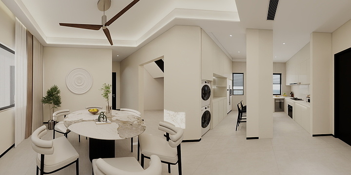 study嘿哈-王教授天凝自建房平面图-装修设计方案